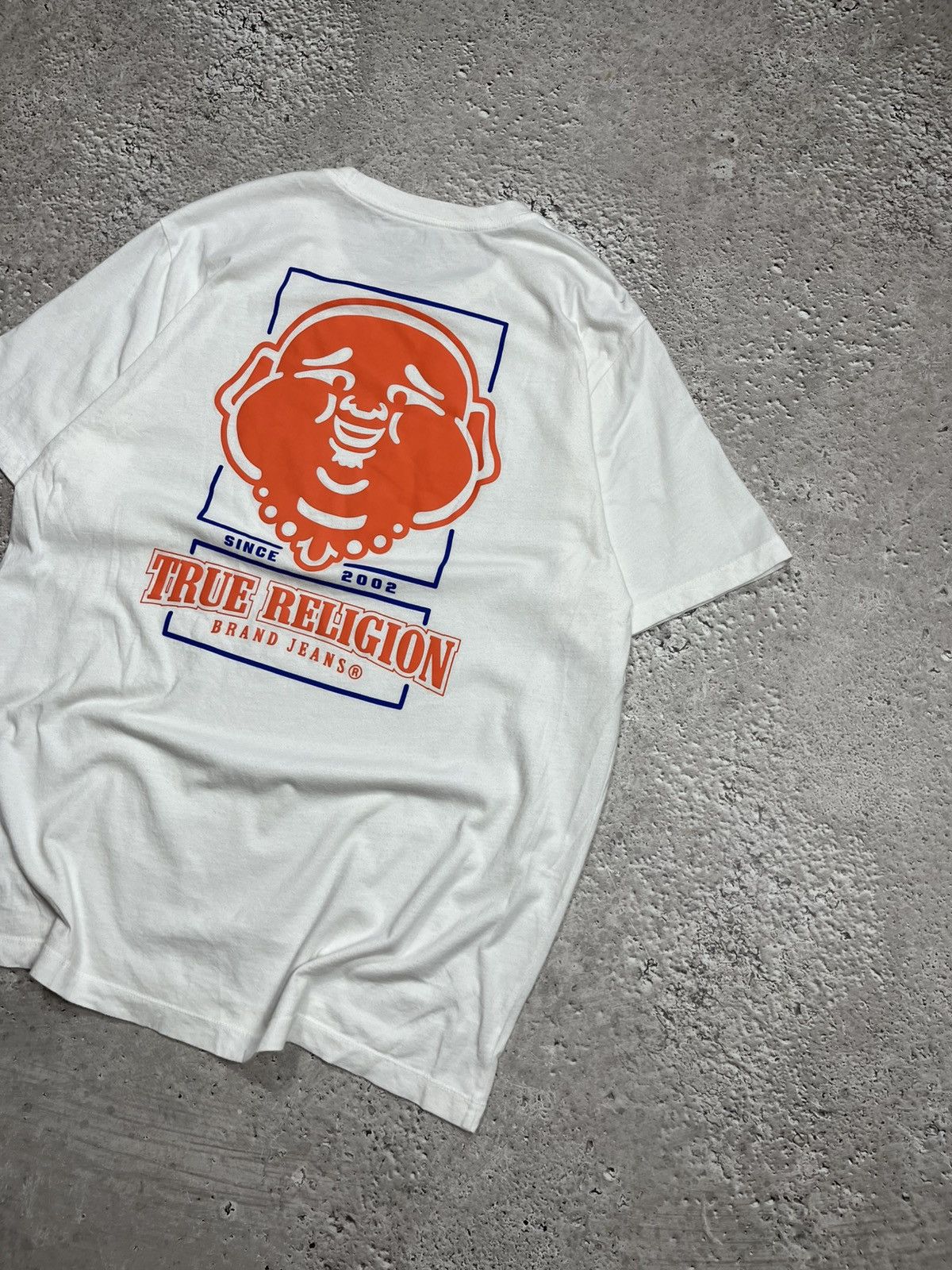 True Religion True Religion White T Shirt Big Buddha Graphic Logo XL Size US XL / EU 56 / 4 - 2 Thumbnail
