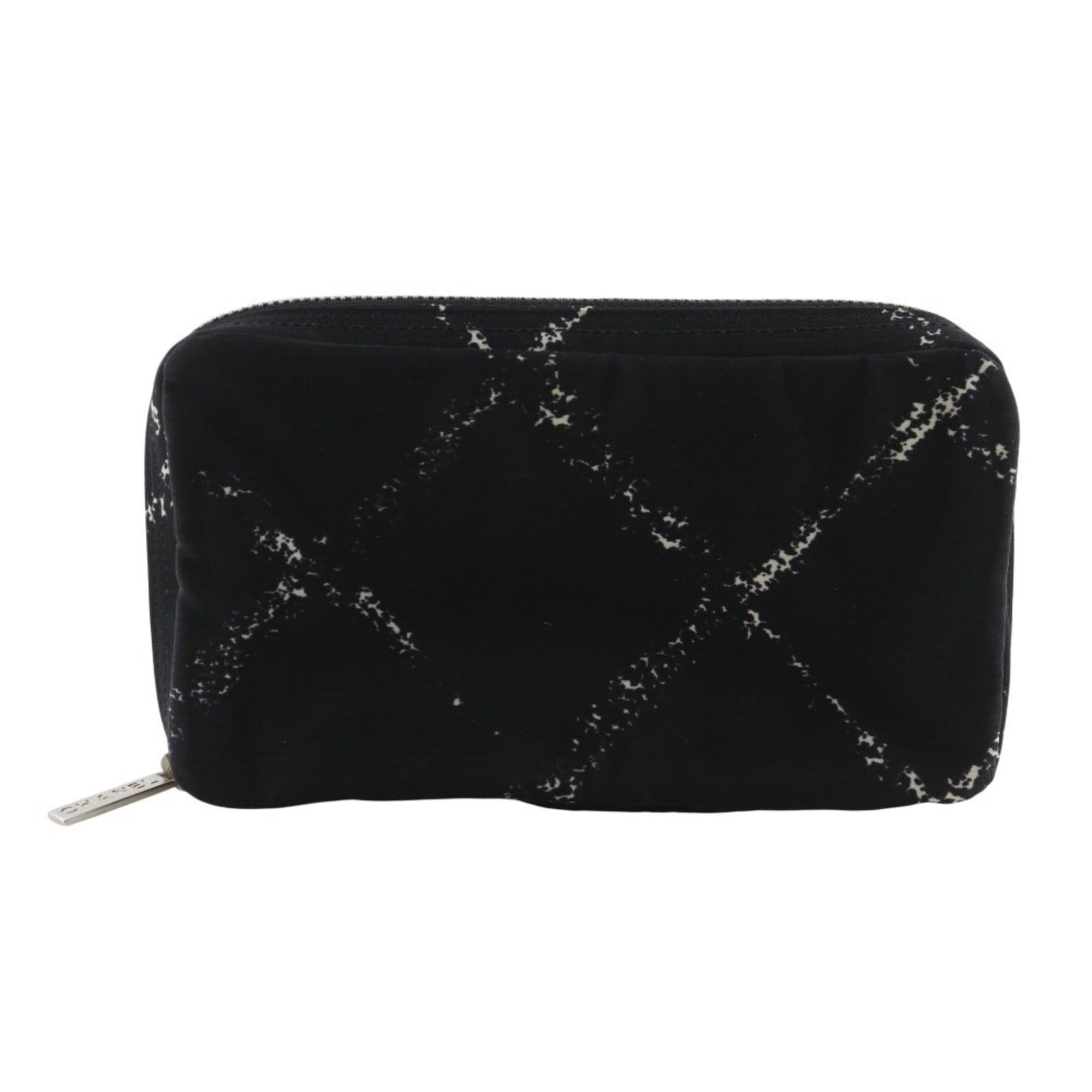 Chanel CHANEL Travel Line Pouch Jewelry Case A11824 Nylon Black Women's Size ONE SIZE - 1 Thumbnail