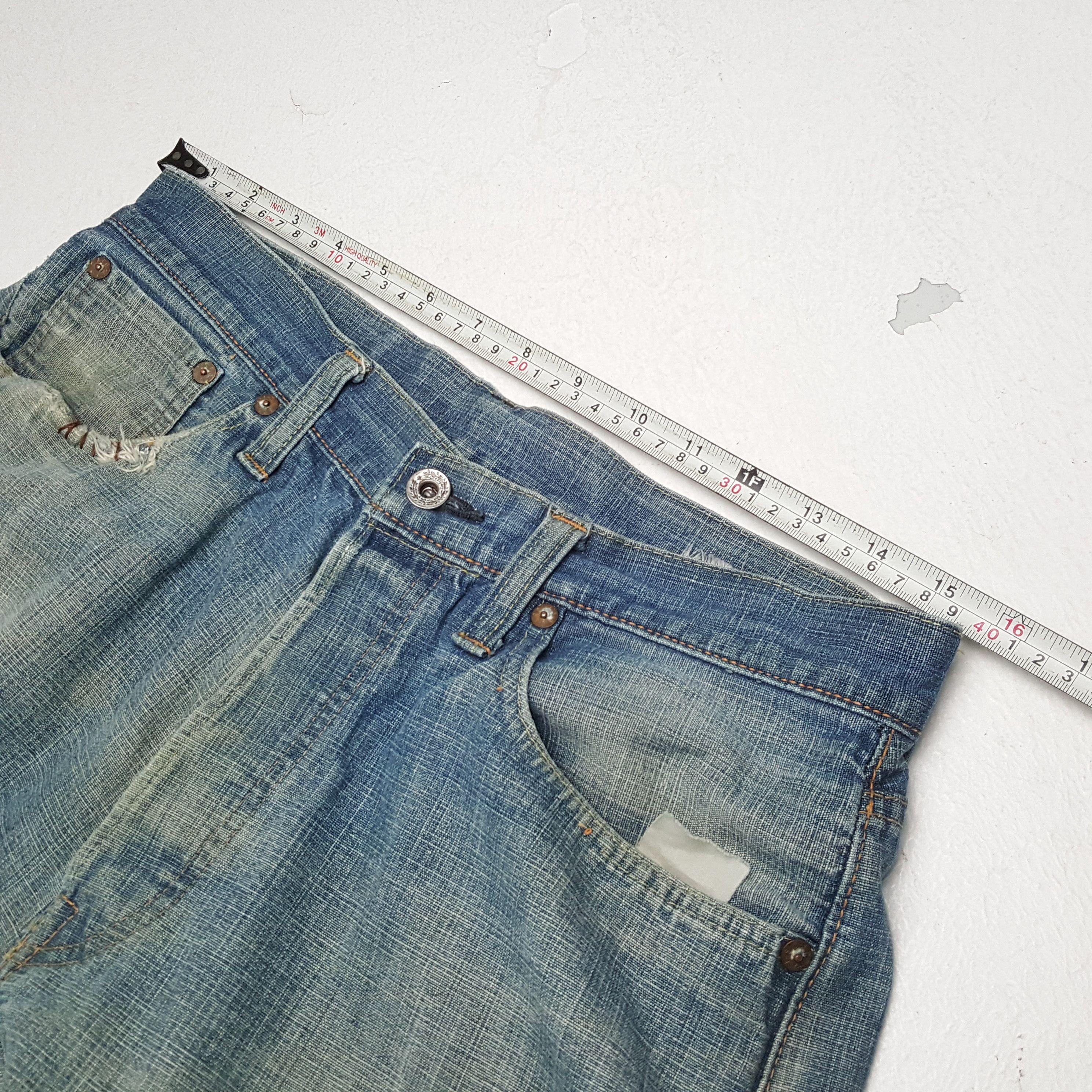Japanese Brand × Sugar Cane × Vintage SUGAR CANE Japanese Brand Streetwear Distressed Jeans Size US 31 - 7 Thumbnail
