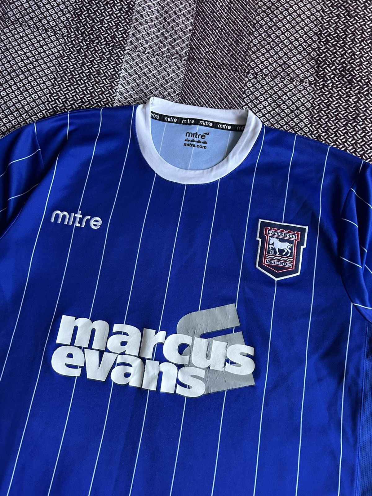 Vintage Ipswich Town 2007/08 Home Football Soccer Jersey Mitre SZ XL Size US XL / EU 56 / 4 - 5 Thumbnail