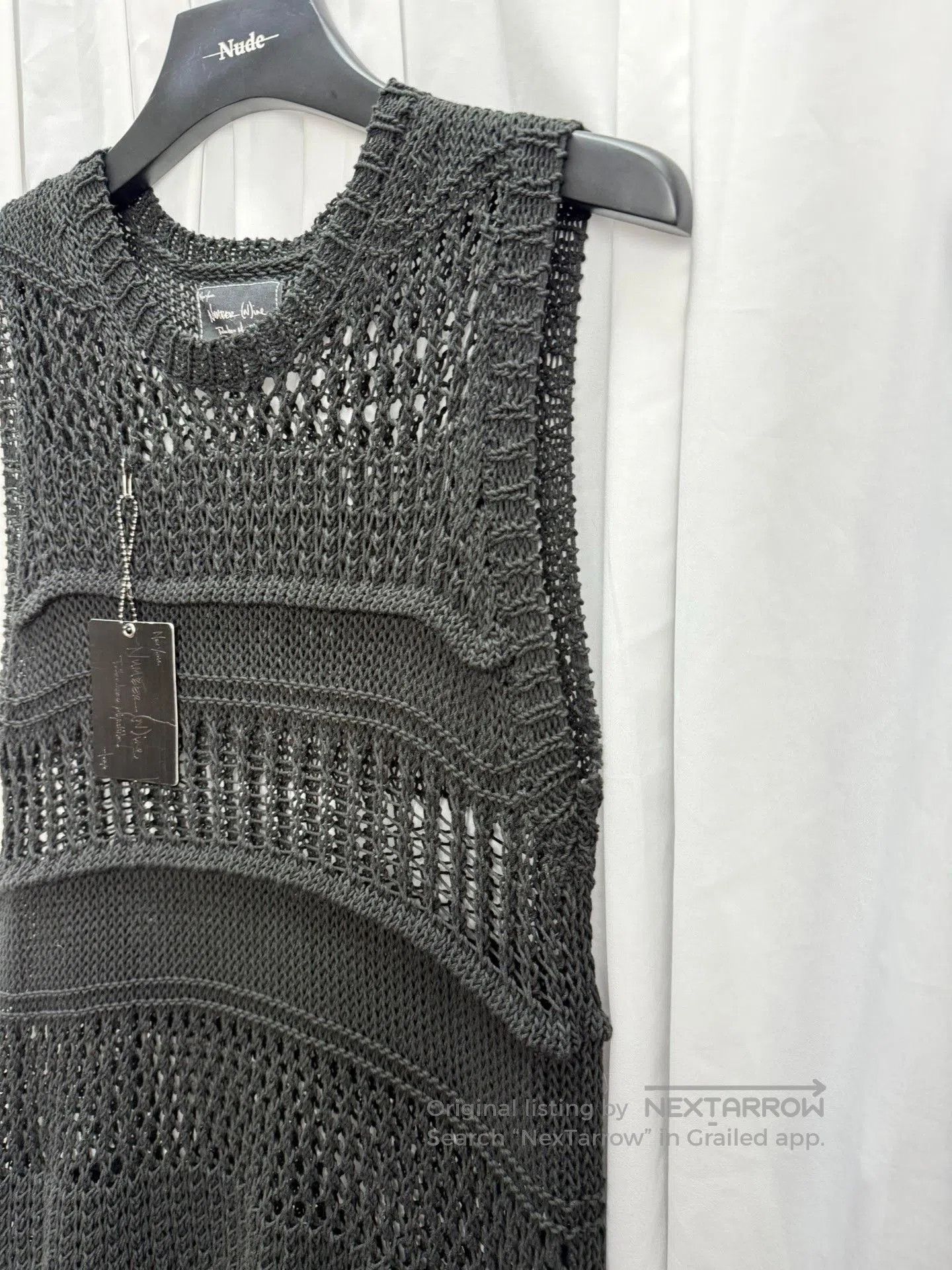 DEN IM by SIKI IM Number (N)ine 04SS Knit Hollow Vest. Size US M / EU 48-50 / 2 - 4 Thumbnail