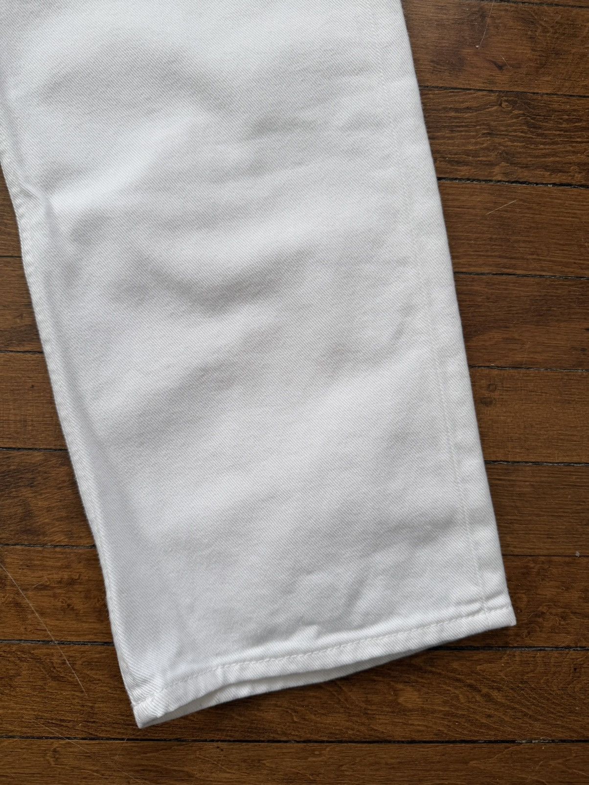 Maison Margiela AW23 Line 10 white denim jeans, size 34, made in Italy Size US 34 / EU 50 - 21 Thumbnail