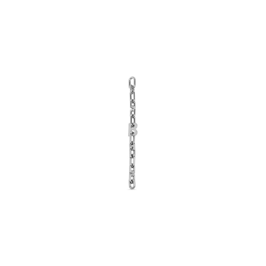 Balenciaga o1tr1nto0426 Size: OS / B Chain Thin Bracelet in Silver Size ONE SIZE - 3 Thumbnail