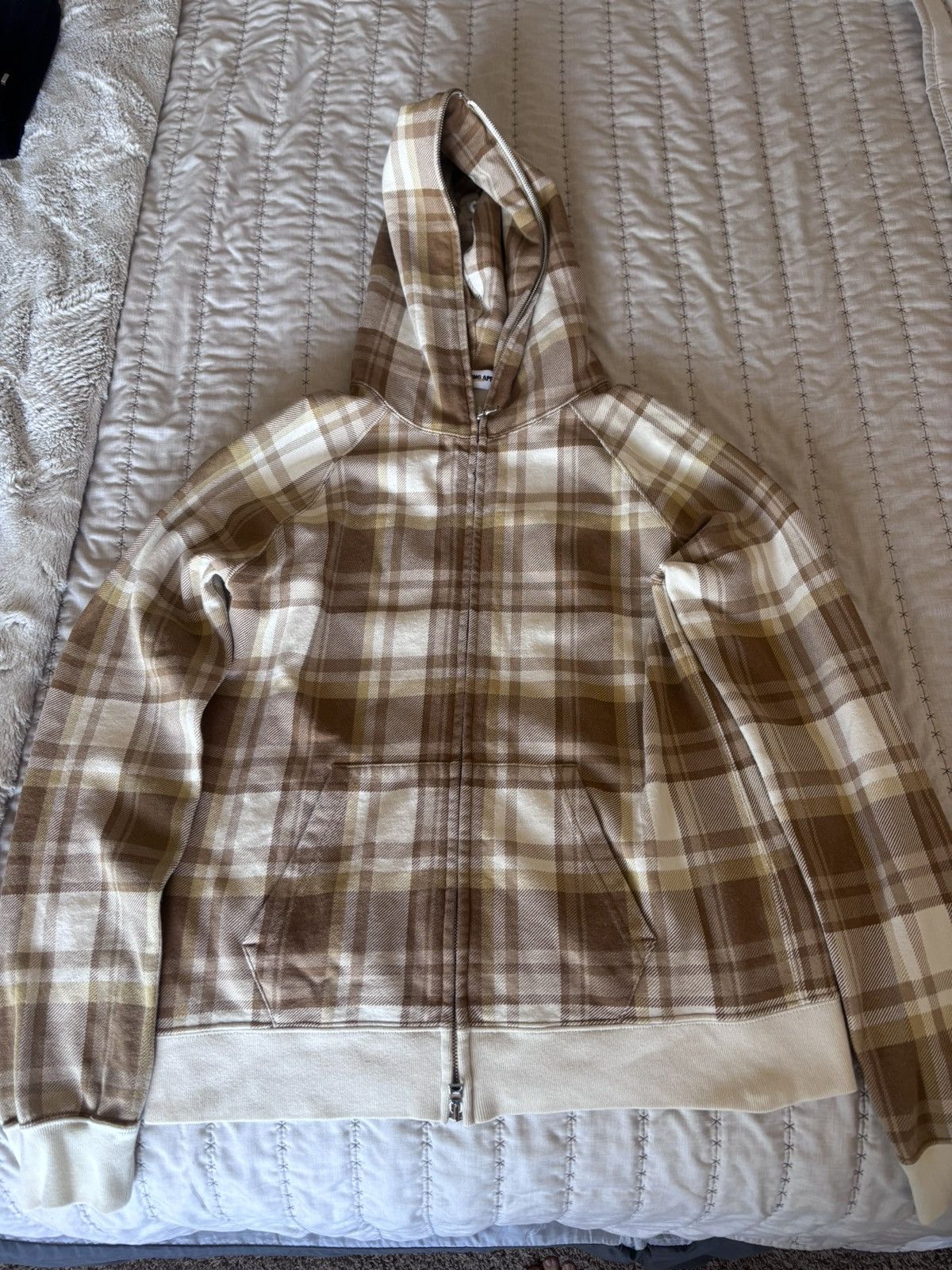 Bape Full Zip Hoodie Plaid | Grailed