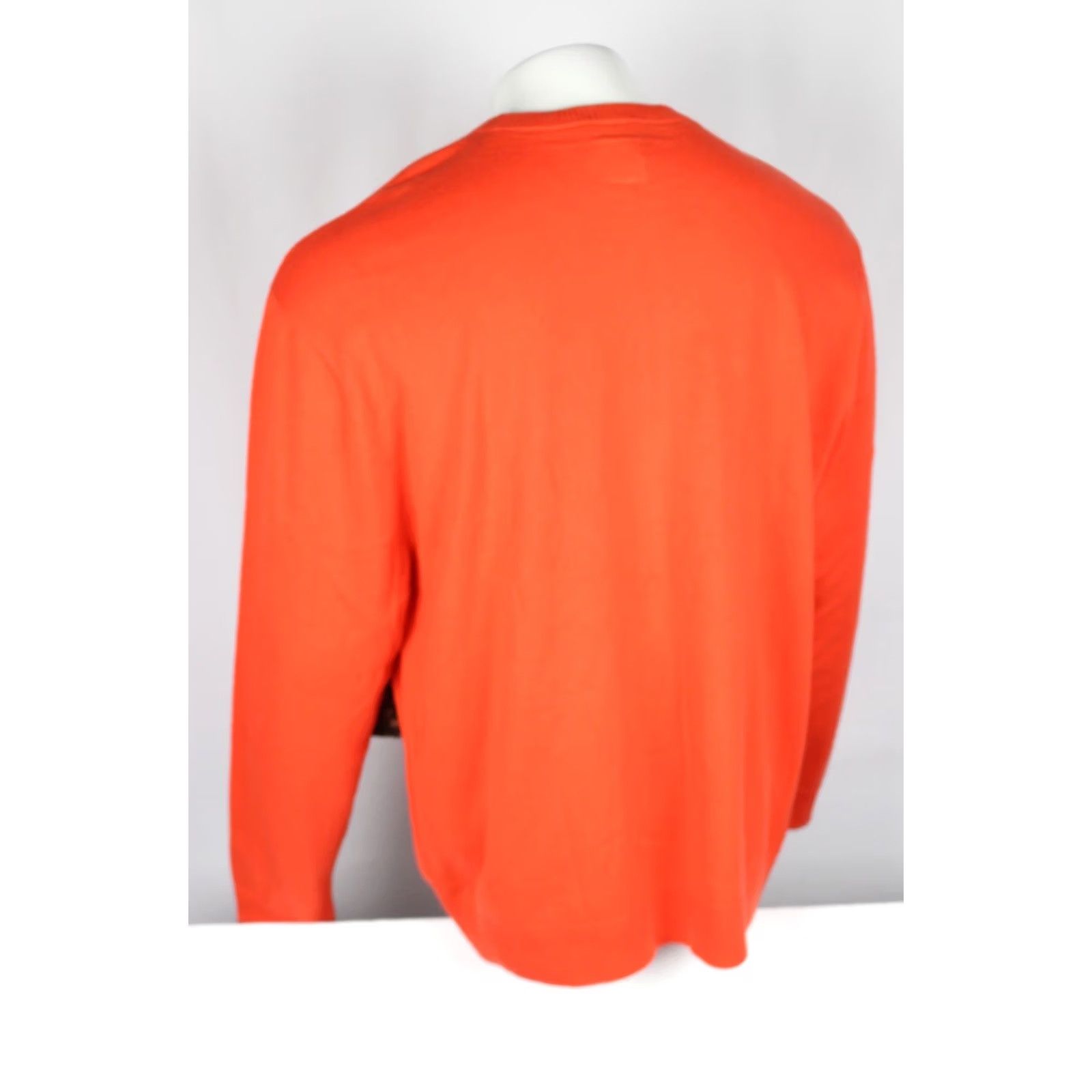 Vans Vans Men's Tacuma Sold Crew Neck Sweater XL Bright Orange Long Sleeve Size US XL / EU 56 / 4 - 2 Thumbnail