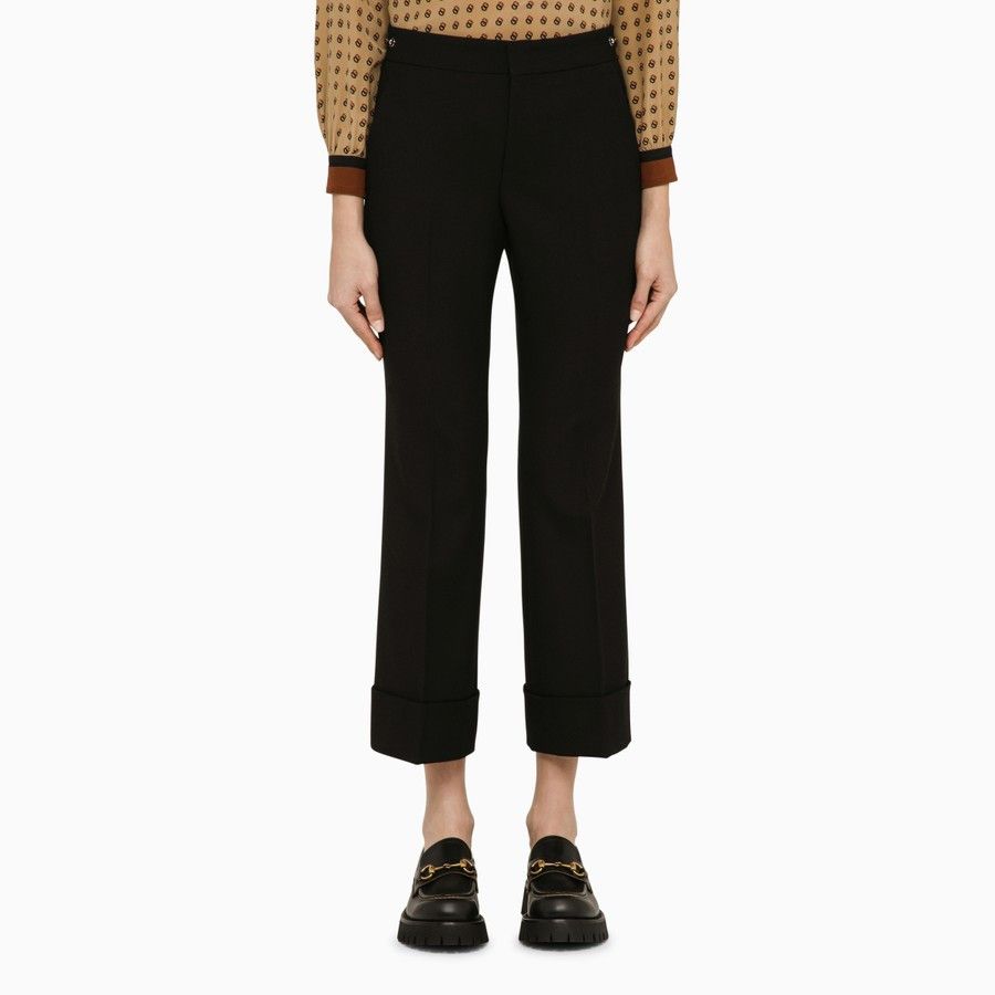 Image of Gucci O1D2Blof0124 Trouser In Black, Women's (Size 30)