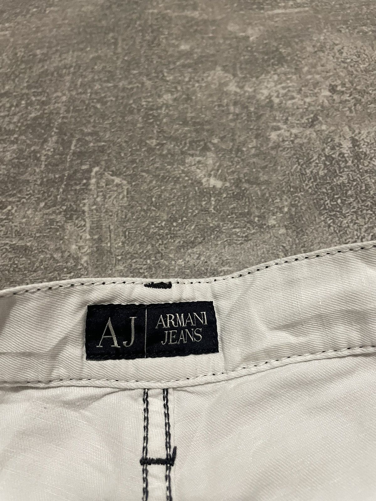 Armani Vintage Armani Metal Logo Linen Pants Size US 30 / EU 46 - 15 Thumbnail