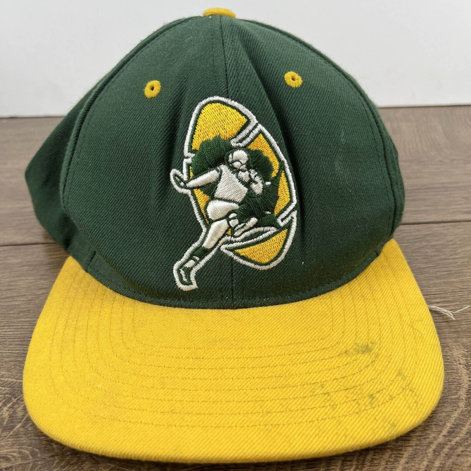 Mitchell & Ness Vintage Green Bay Packers Hat Green Hat Snapback Adjustable Size ONE SIZE - 5 Thumbnail