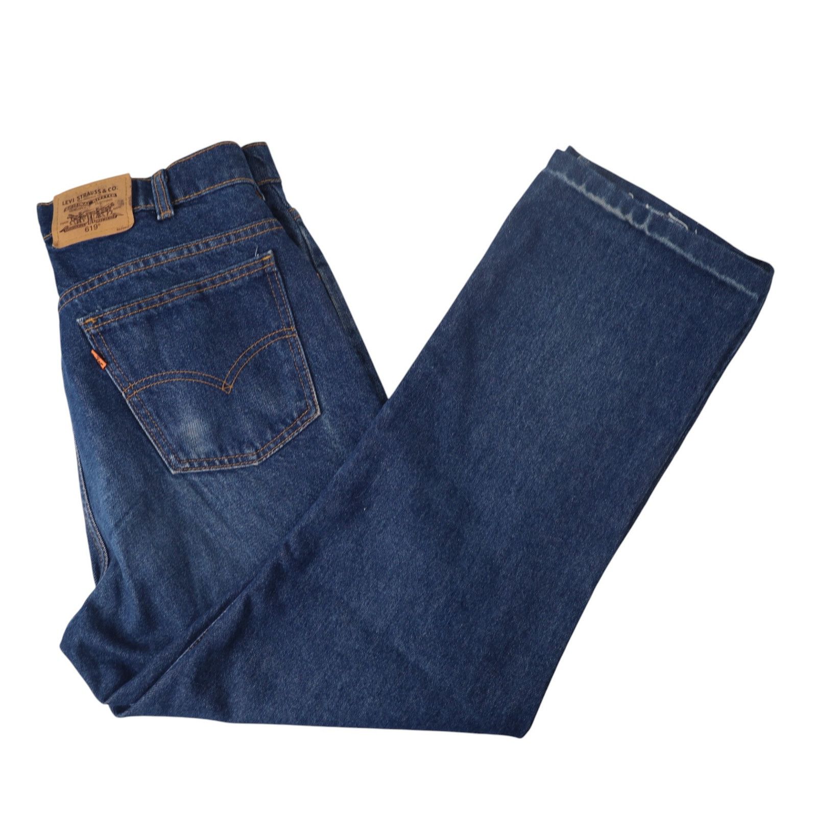 Levi's × Vintage Vintage Levis 619 Orange Tab Straight Leg Denim Jeans Size US 34 / EU 50 - 12 Thumbnail