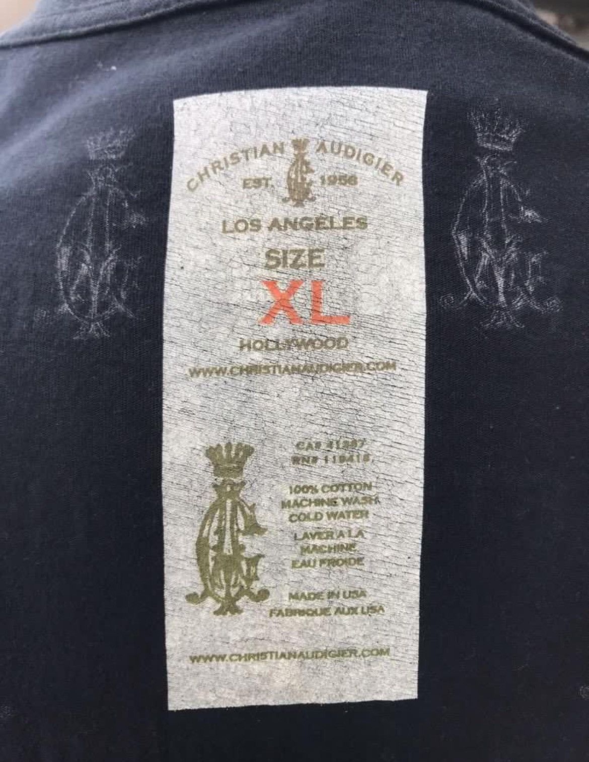 Christian Audigier × Designer Christian Audigier Tee Size US XL / EU 56 / 4 - 8 Thumbnail