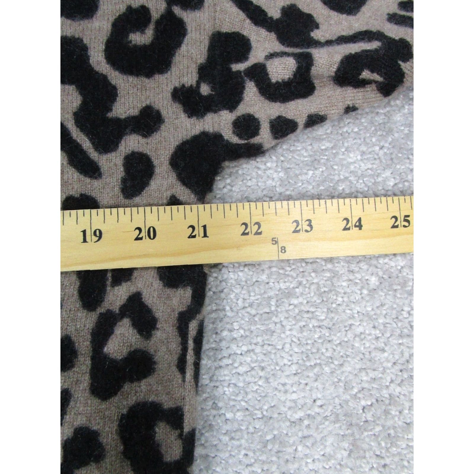 Lord & Taylor VINTAGE Lord & Taylor Sweater Womens XS Brown Black Cashmere Knit Open Front Cardigan Size XS / US 0-2 / IT 36-38 - 5 Thumbnail