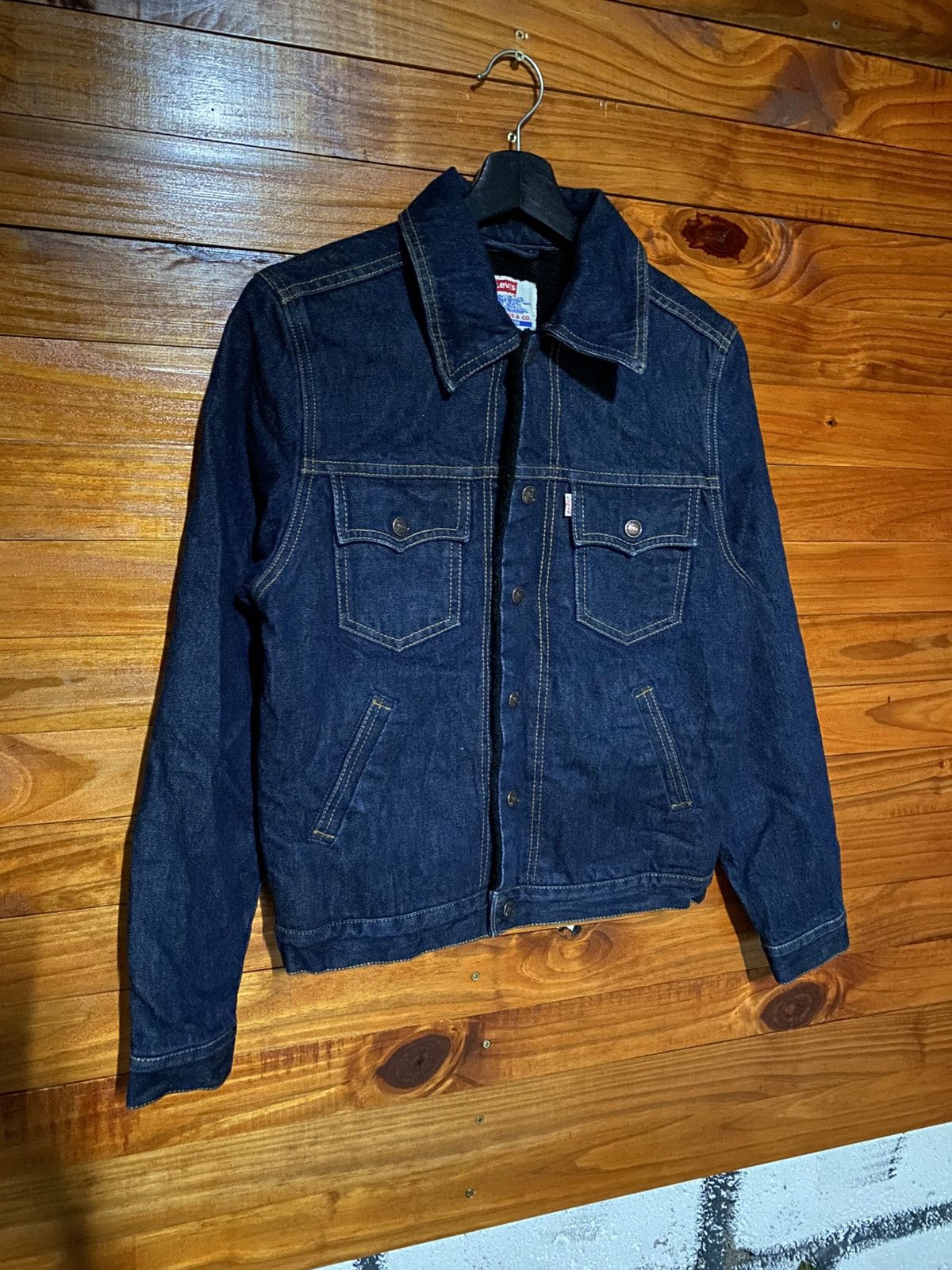 Levi's Vintage Levi’s Women’s Denim Jacket 90s Dark Wash Size M Size US S / EU 44-46 / 1 - 5 Thumbnail