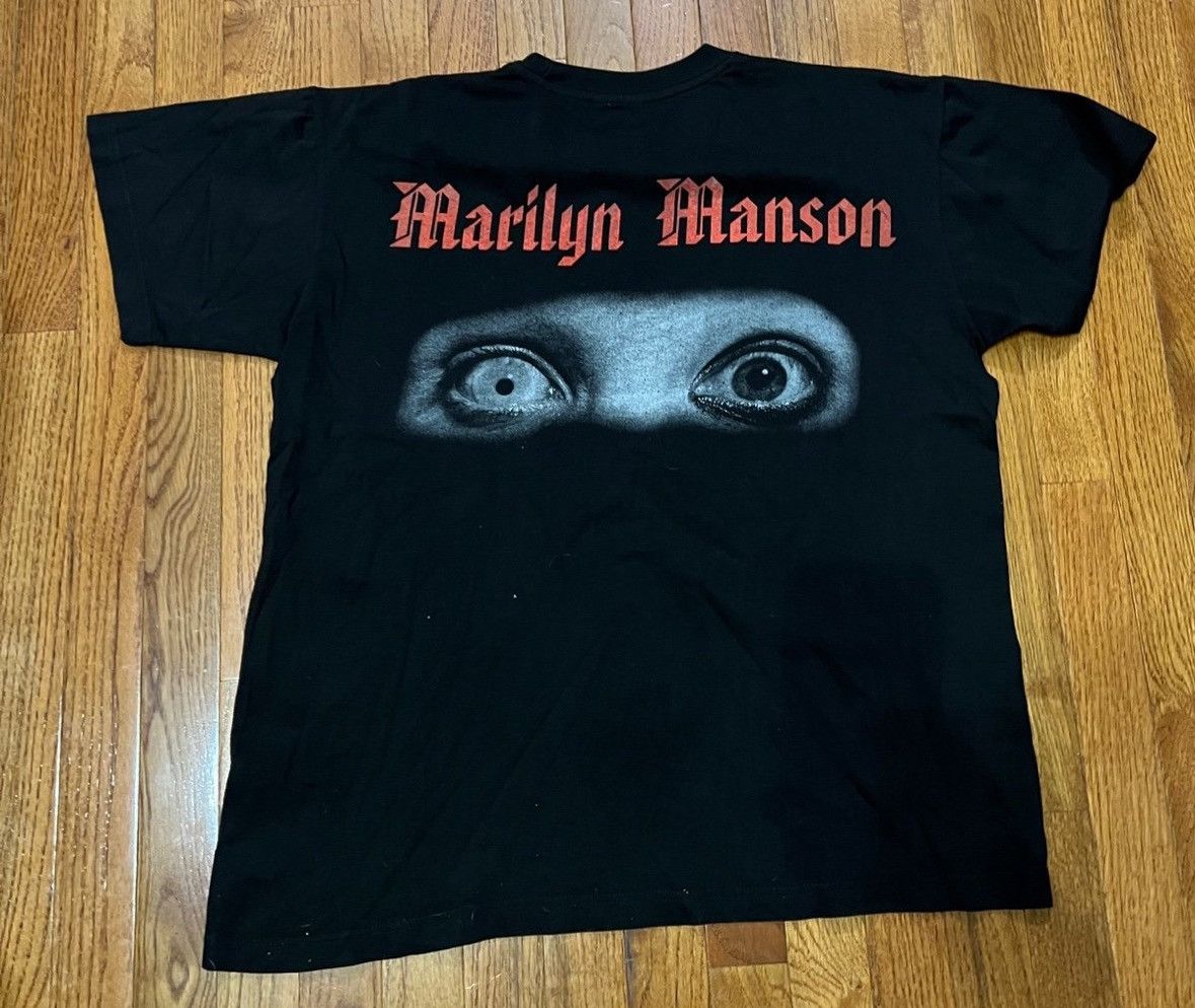 Band Tees × Vintage Vintage Marilyn Manson shirt *RARE* Size US L / EU 52-54 / 3 - 2 Thumbnail
