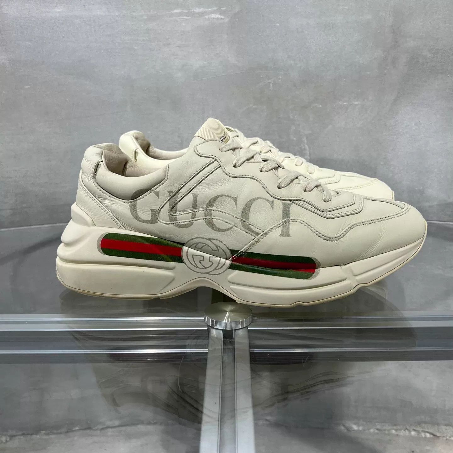 Gucci Multi Color Low-Top Sneakers Size 11. Size US 11 / EU 44 - 4 Thumbnail