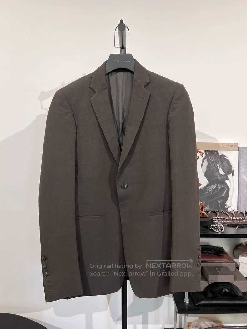 Rick Owens Rick Owens Brown Blazer Jacket Size US M / EU 48-50 / 2 - 1 Thumbnail
