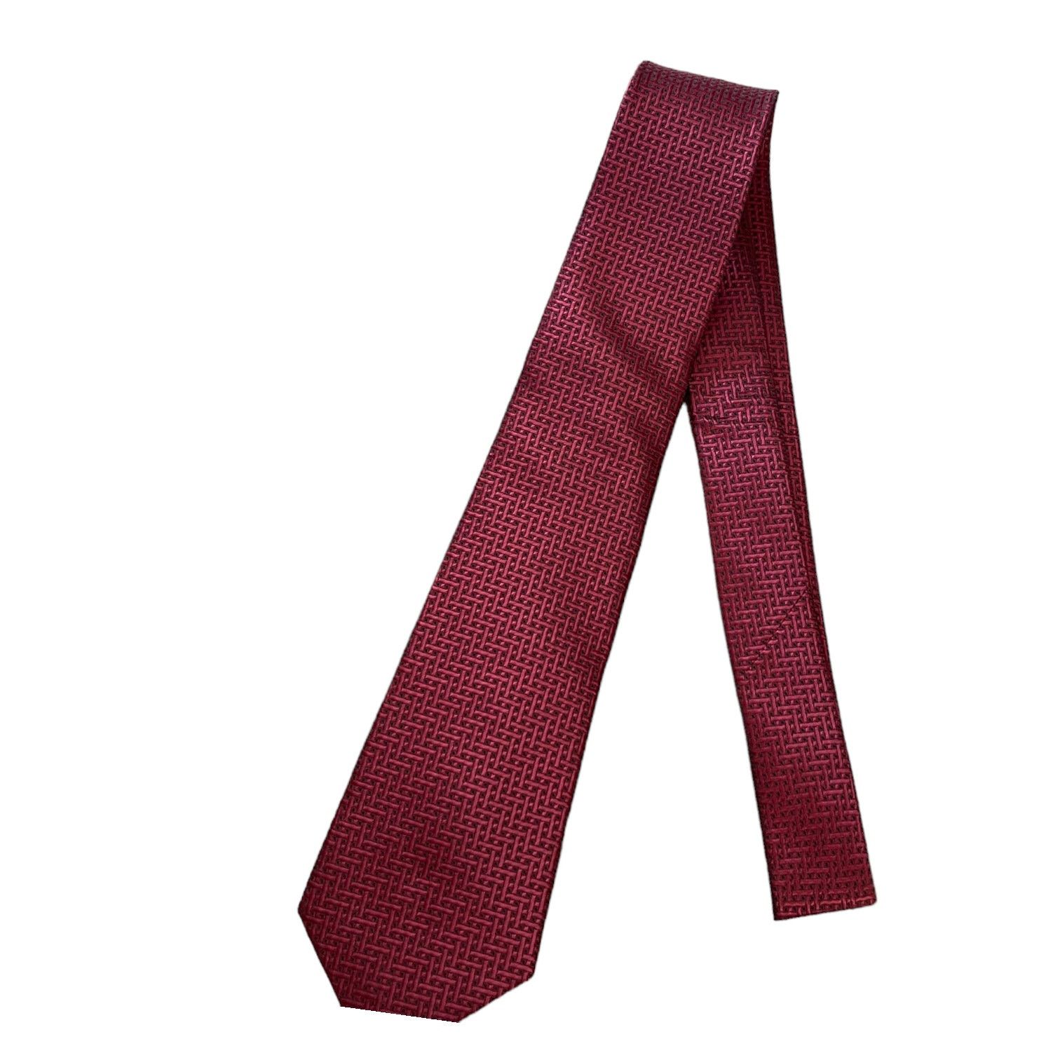 Other Silk Maroon Red & Black Necktie 60" NIP Size ONE SIZE - 1 Preview