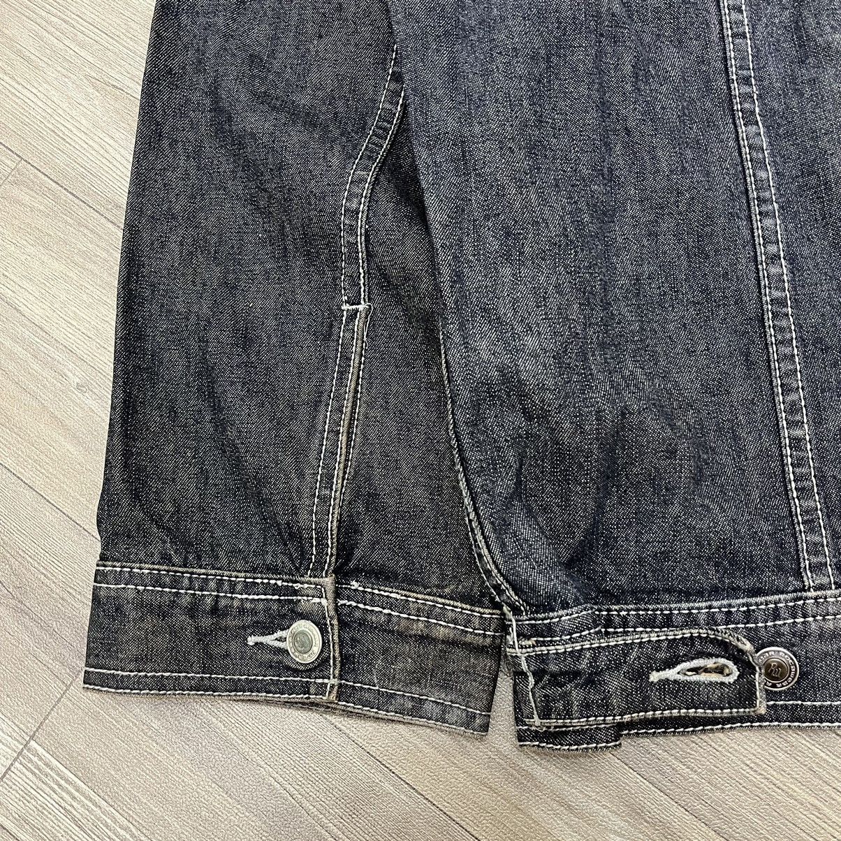 Rocawear × Vintage Vintage Y2K Rocawear Big Logo Black Wash Denim Jacket Size US XXL / EU 58 / 5 - 5 Thumbnail
