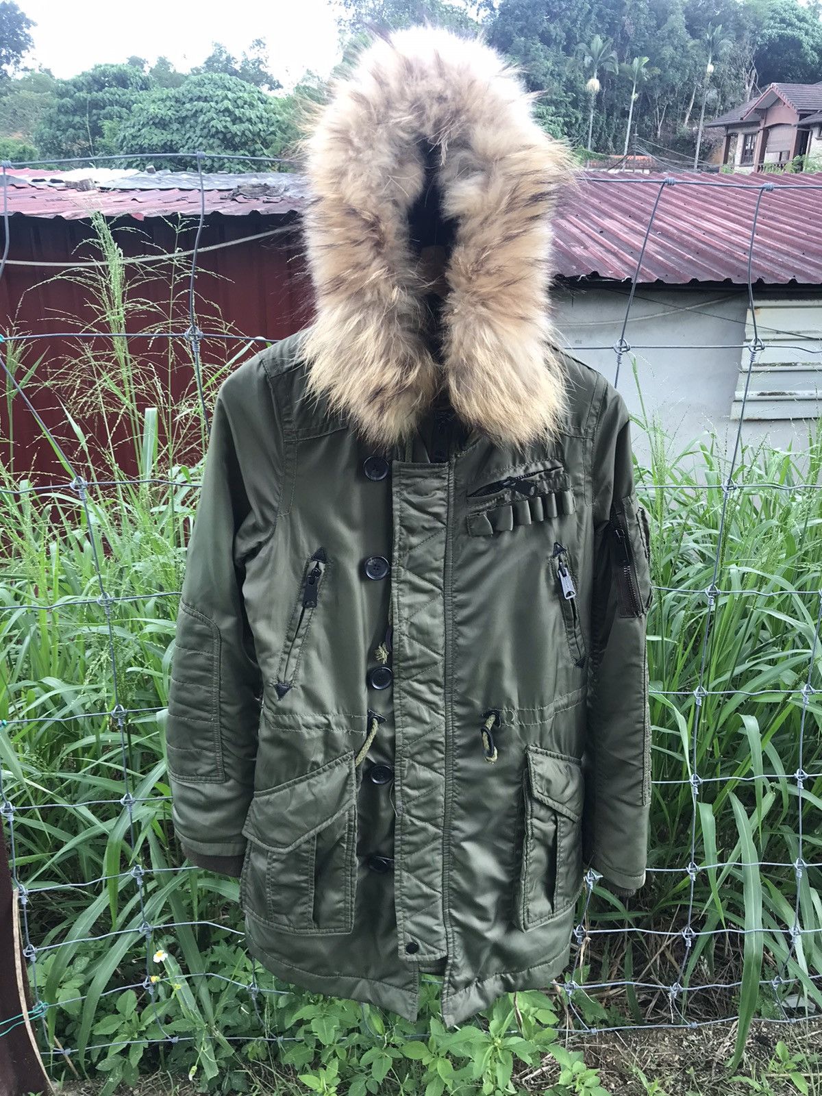 If Six Was Nine × Le Grande Bleu (L.G.B.) Moussy Mink Fur Hoodie Jacket Size US S / EU 44-46 / 1 - 1 Thumbnail