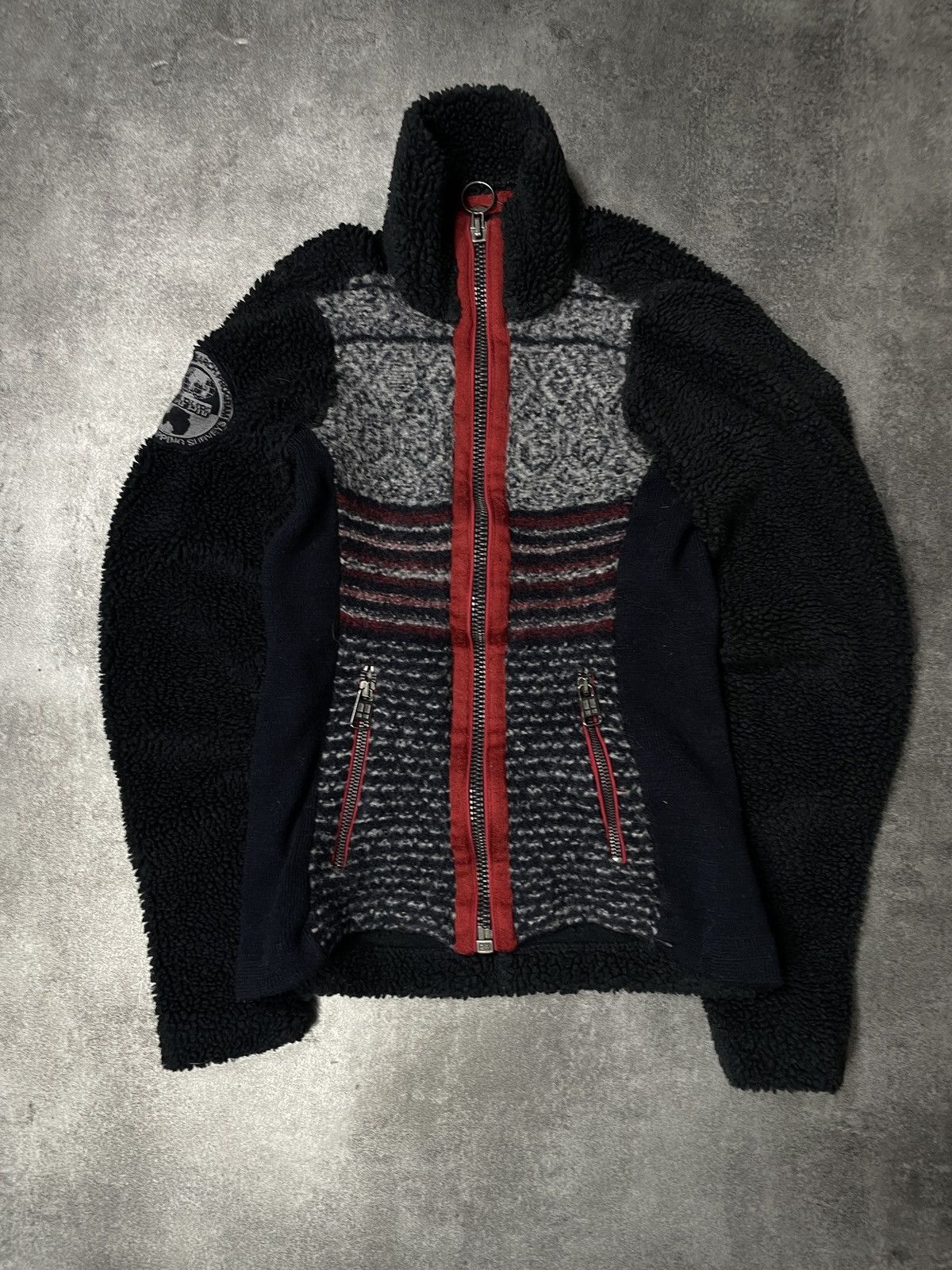 Napapijri 🔥RARE🔥Napapijri Vintage Y2K Sweatshirt Zip Spellout Rare Size US XXS / EU 40 - 1 Thumbnail