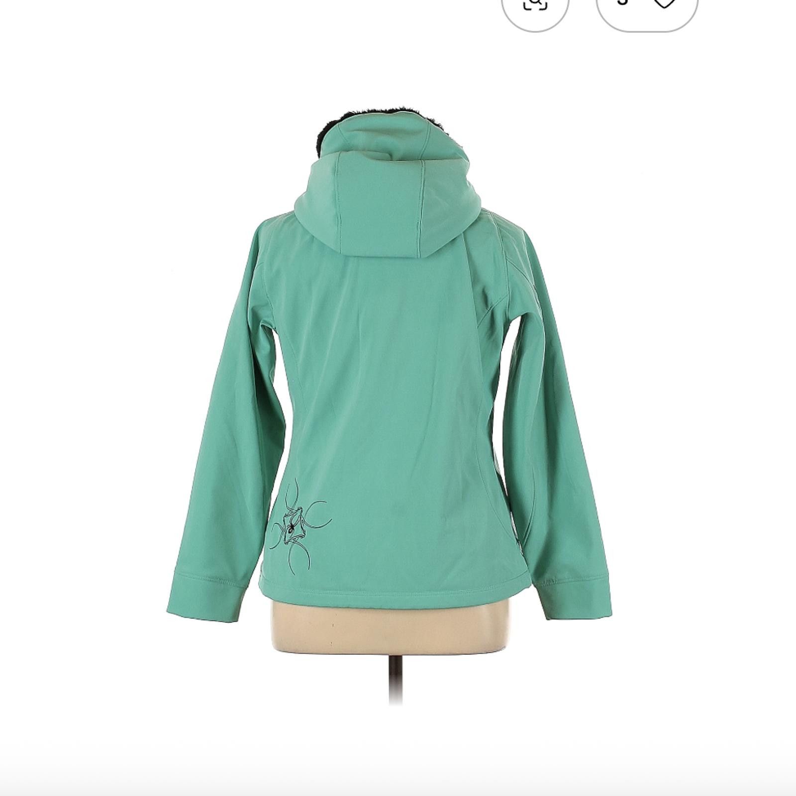Spyder Spyder Teal Women's XL Jacket Size XL / US 12-14 / IT 48-50 - 2 Thumbnail