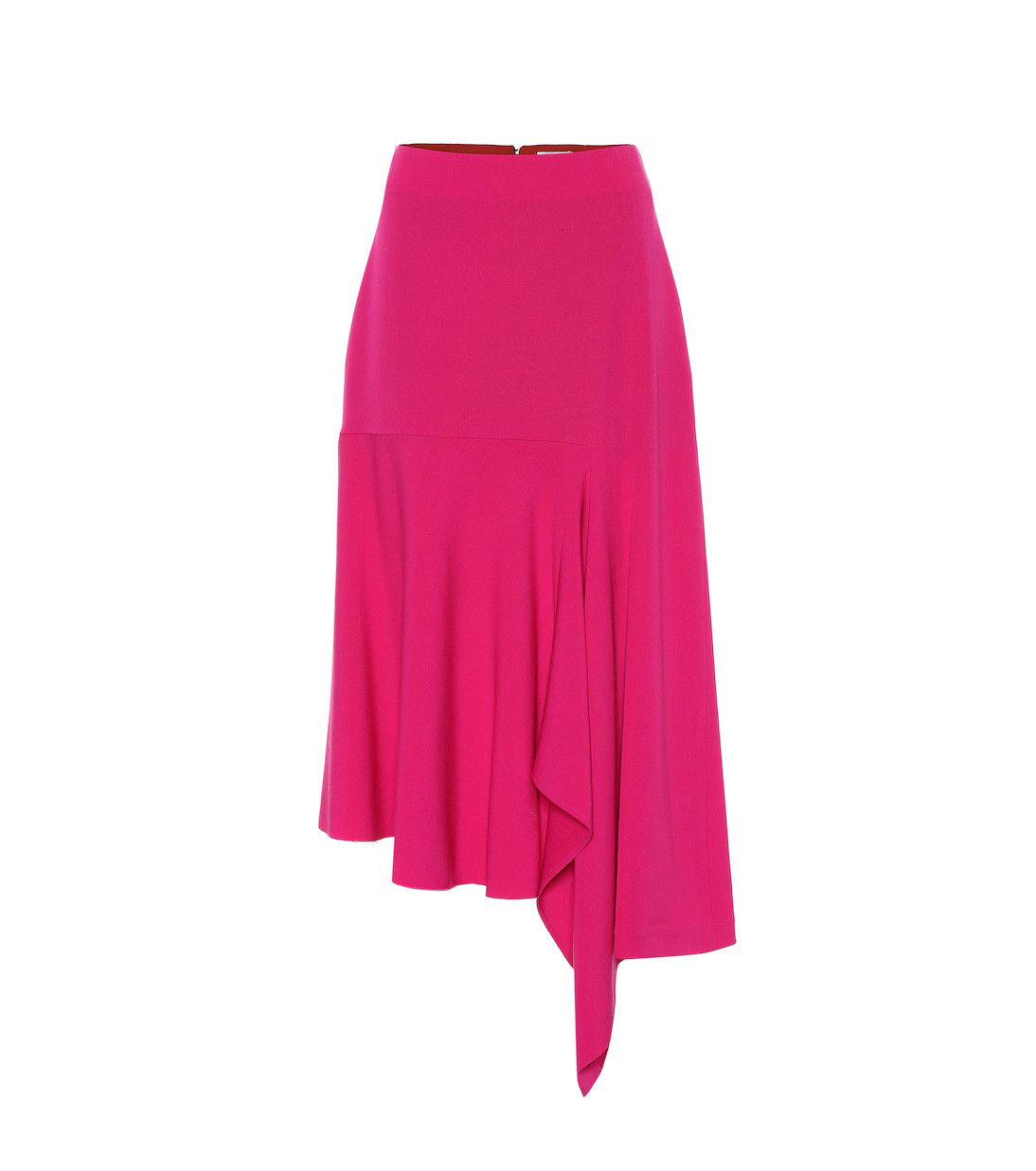 Balenciaga o1y0625 Midi Skirt in Fuchsia Size 27" / US 4 / IT 40 - 1 Thumbnail