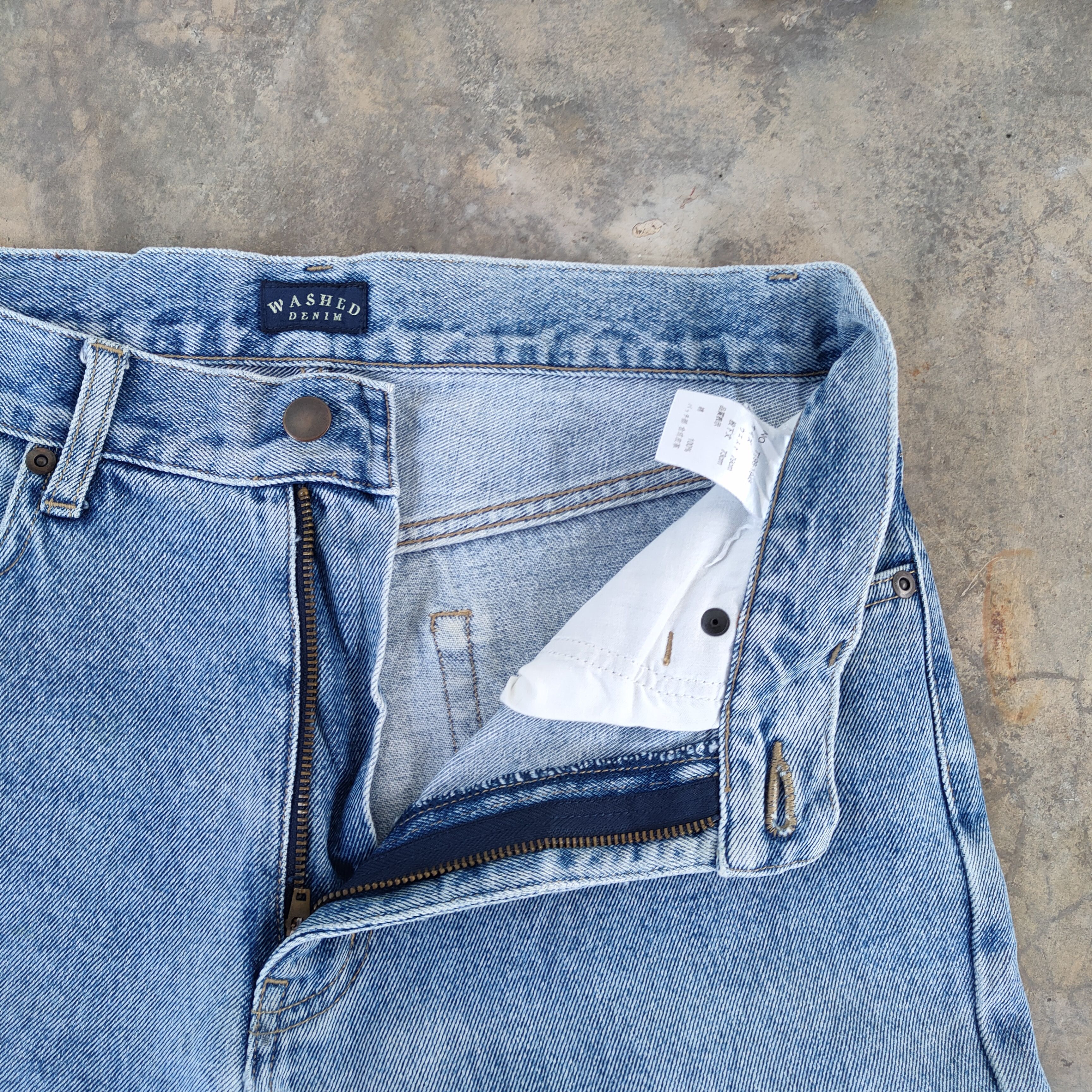 Japanese Brand W31 VINTAGE WASHED DENIM DISTRESSED FADED JEANS PANTS Size US 31 - 7 Thumbnail