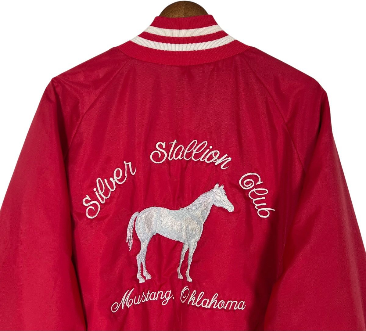Vintage 90s Vintage Mustang Silver Stalion Club Jacket Size US XL / EU 56 / 4 - 5 Thumbnail