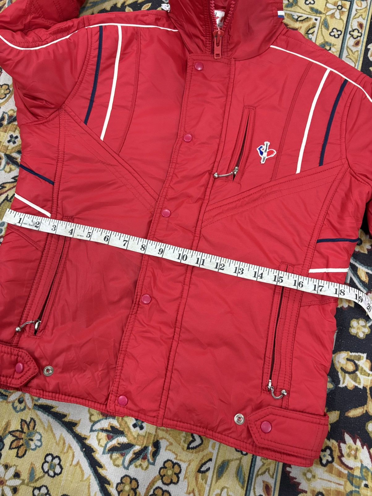 Moncler Fusalp Moncler red lightweight puffer jacket Ski Jacket Size US S / EU 44-46 / 1 - 15 Thumbnail