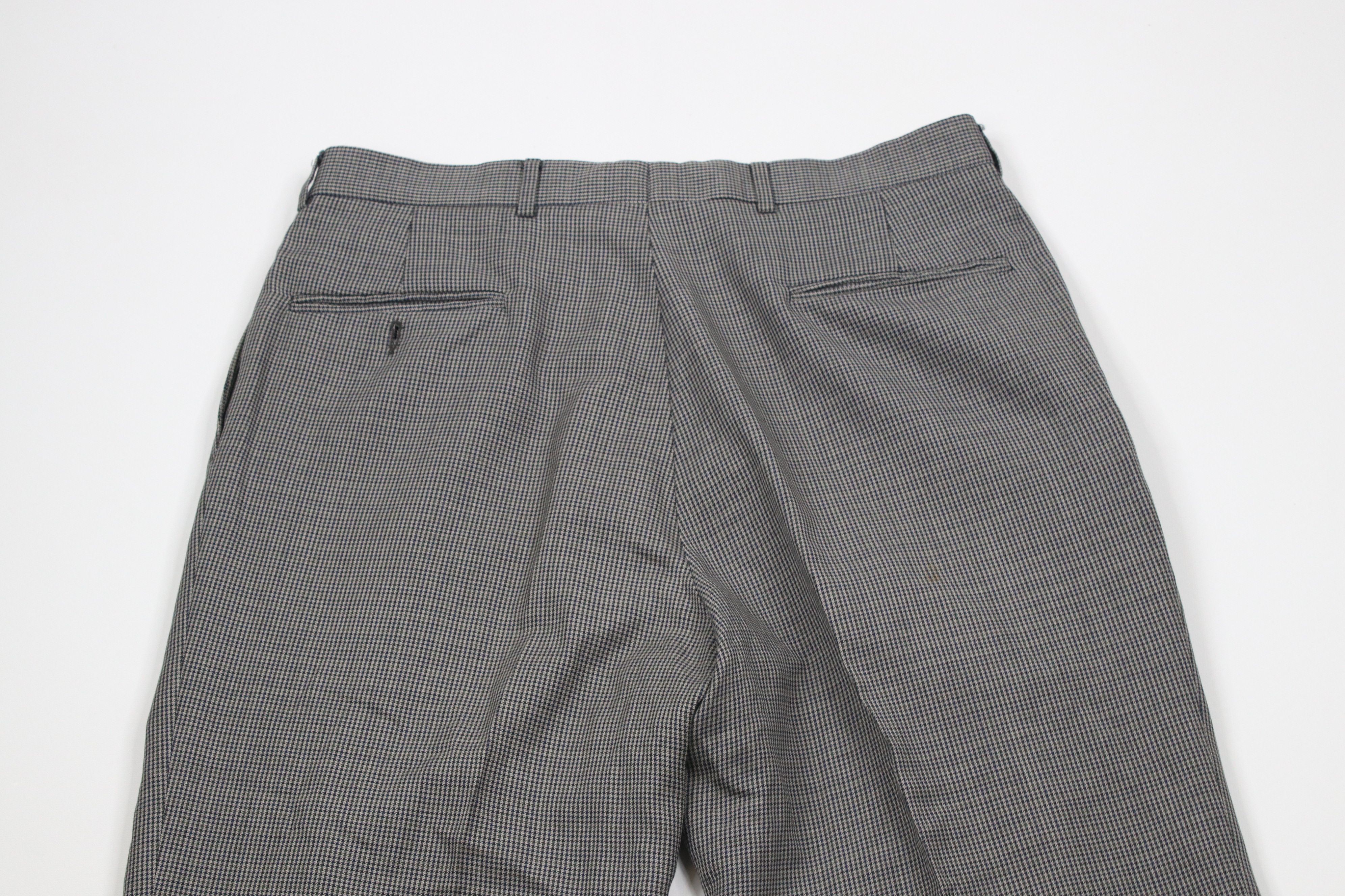 Vintage Vintage 90s Streetwear Wide Leg Chino Pants Houndstooth Size US 34 / EU 50 - 11 Thumbnail