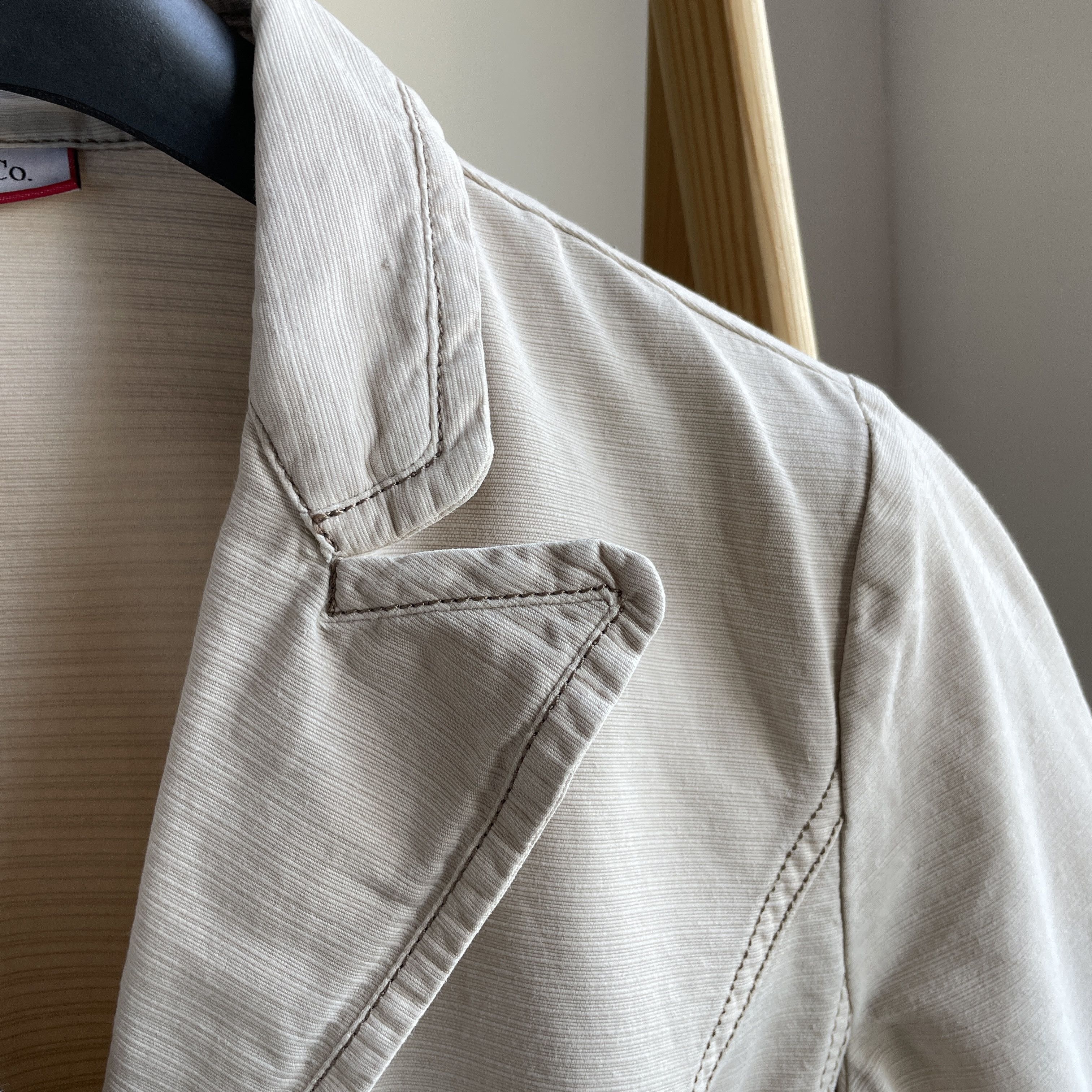 MAX&Co. Max & Co. Active Max Mara Womens Cotton Blazer Size XL / US 12-14 / IT 48-50 - 5 Thumbnail
