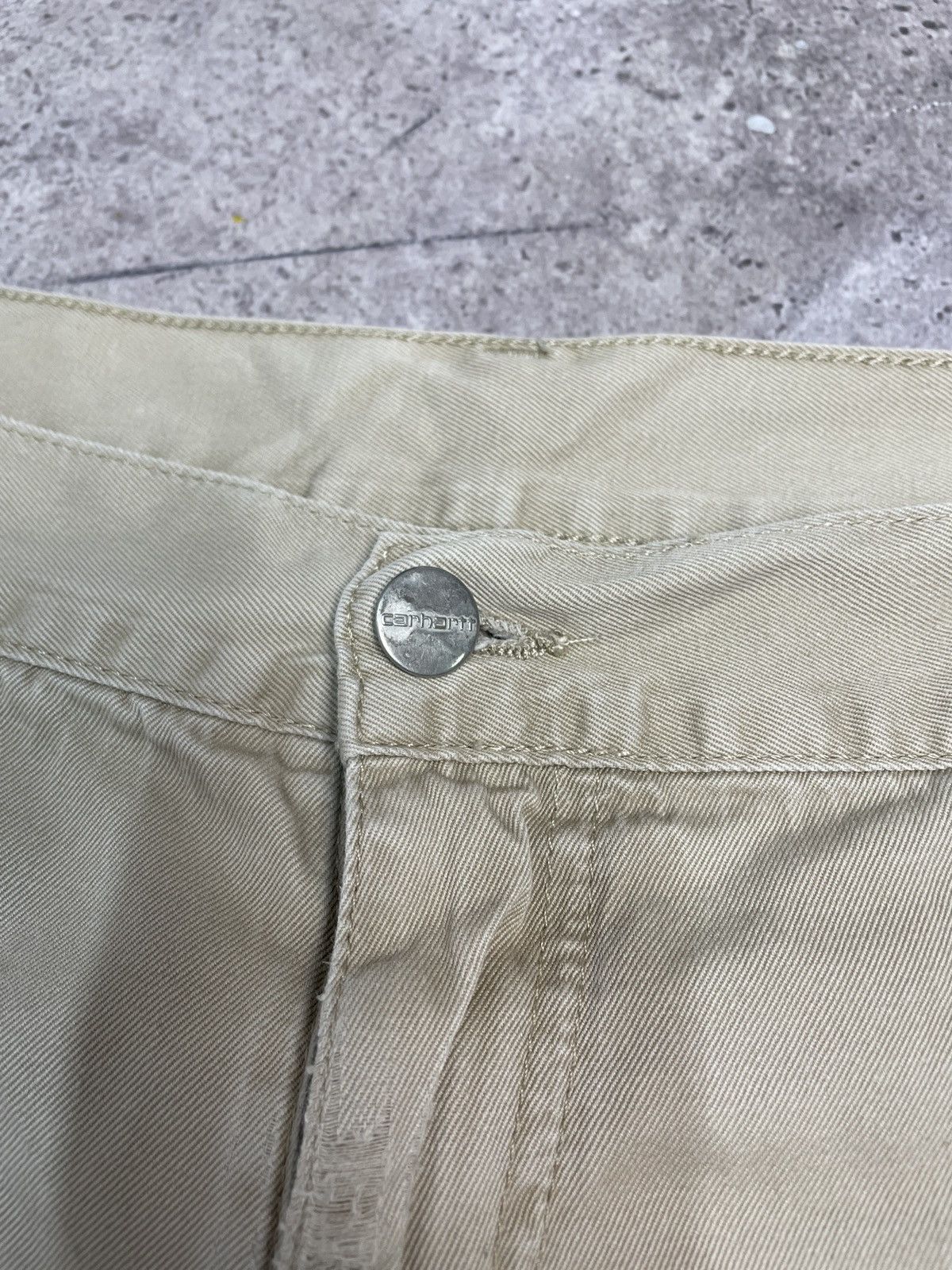 Carhartt Vintage Carhartt Wip Double Knee Single Cargo Shorts Pants Size US 31 - 5 Thumbnail