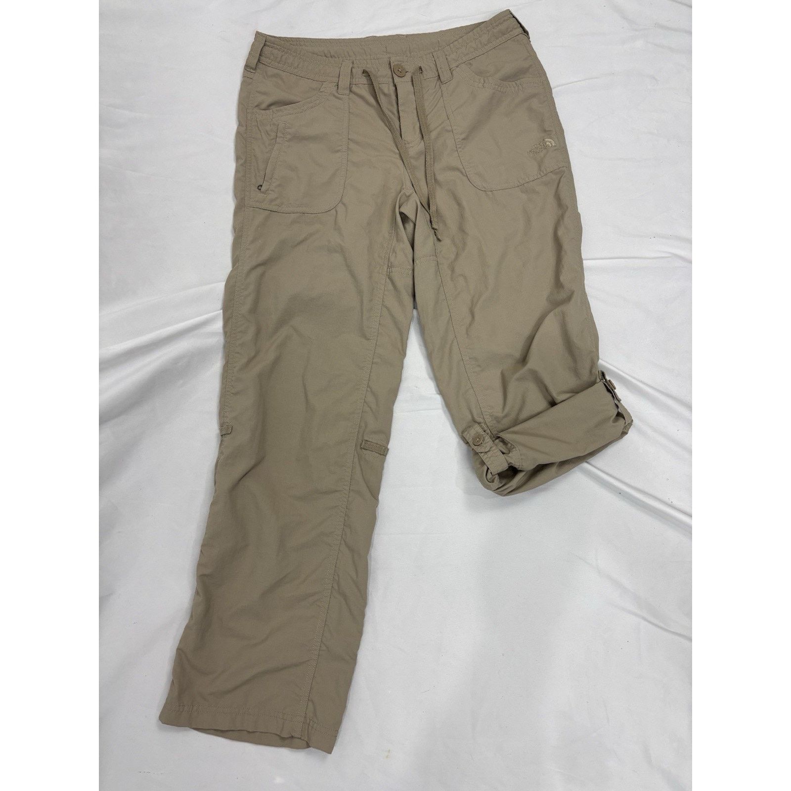 The North Face The North Face Women Tan Khaki Hiking Nylon Pants Cuff Sz 8 Size 30" / US 8 / IT 44 - 12 Thumbnail