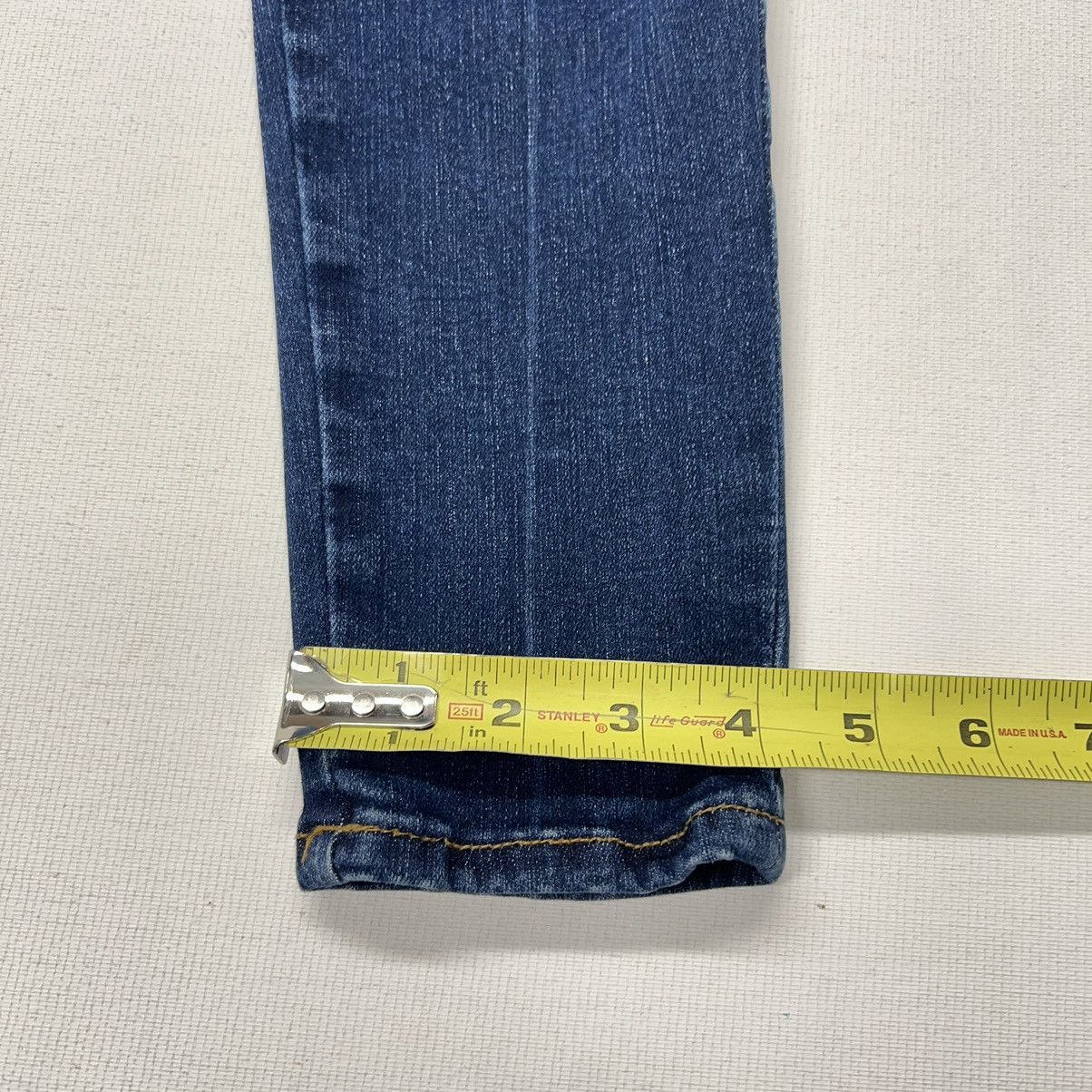 Frame Frame Jeans Blue Le One Skinny Denim Stretch Dark Kodak Wash Size 24" / US 00 / IT 34 - 16 Thumbnail