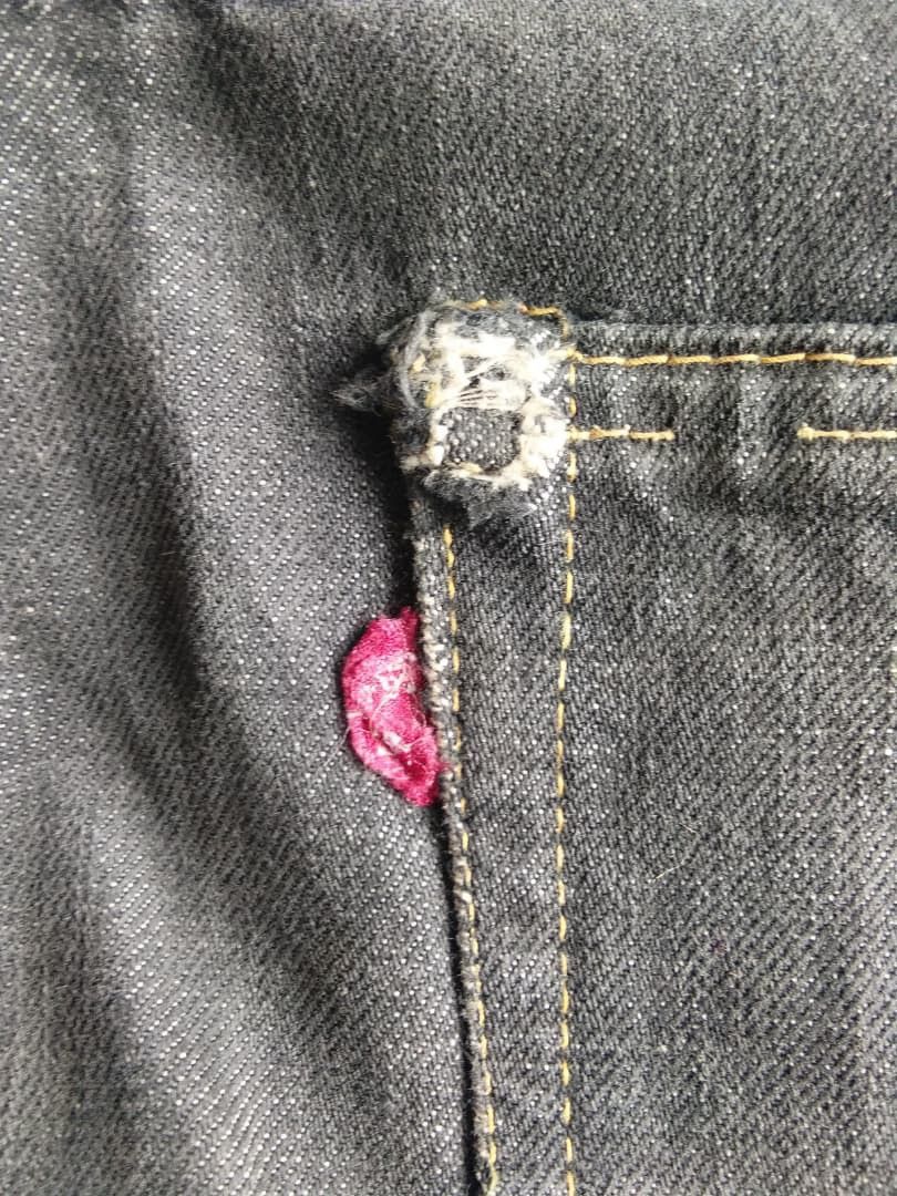 Kapital FAB FOUR 5109XX SELVEDGE SKULL BUTTON FLY RAW JAPANESE DENIM Size US 32 / EU 48 - 14 Thumbnail
