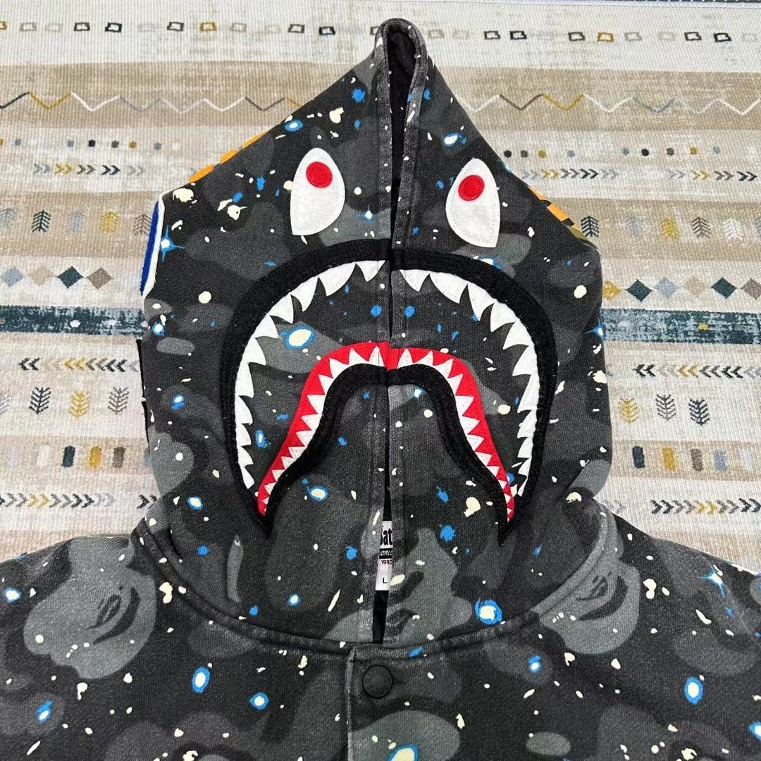 Bape BAPE SPACE CAMO SHARK JACKET Size US L / EU 52-54 / 3 - 2 Thumbnail