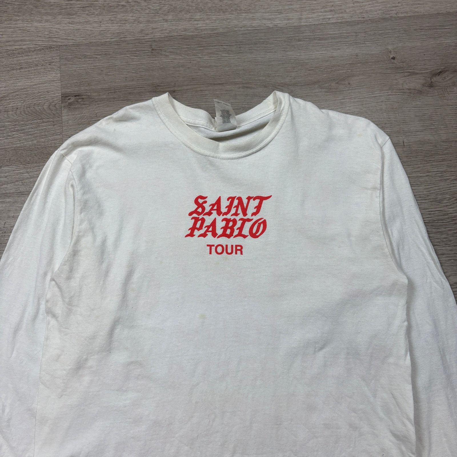 Band Tees × Gildan × Kanye West Kanye West Saint Pablo Tour 2016 Long Sleeve Shirt Men's M Size US M / EU 48-50 / 2 - 4 Thumbnail