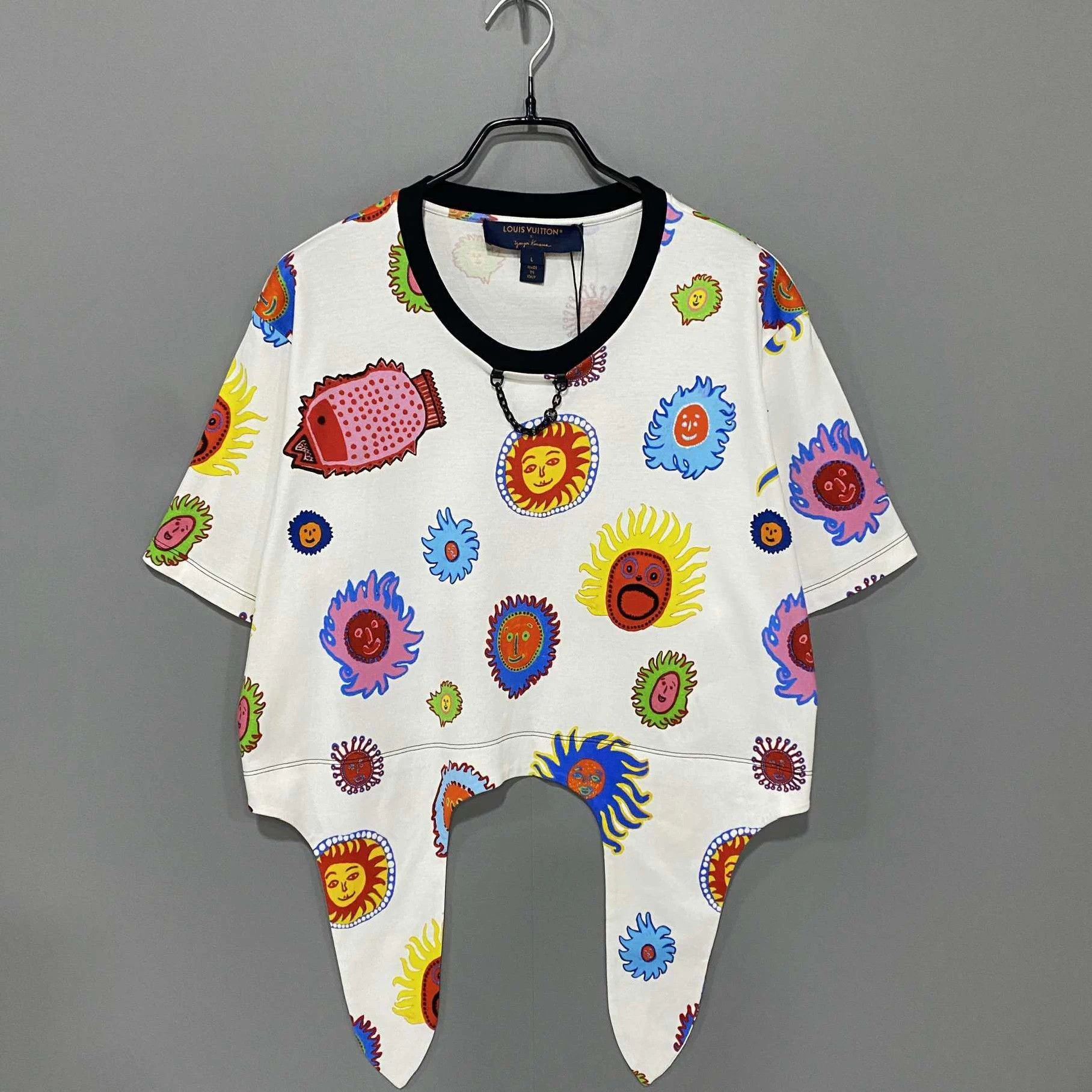 Louis Vuitton LV x Yayoi Kusama Belted Short Sleeve Top L Size L / US 10 / IT 46 - 1 Thumbnail