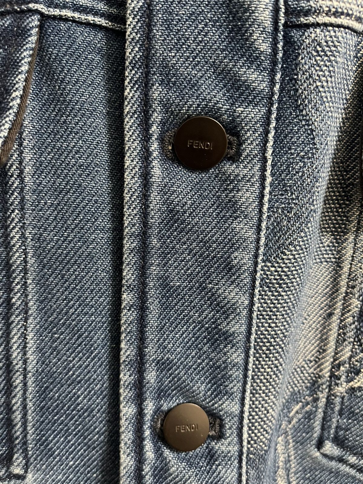 Fendi Fendi Denim Jacket Sz 50 Size US M / EU 48-50 / 2 - 6 Thumbnail