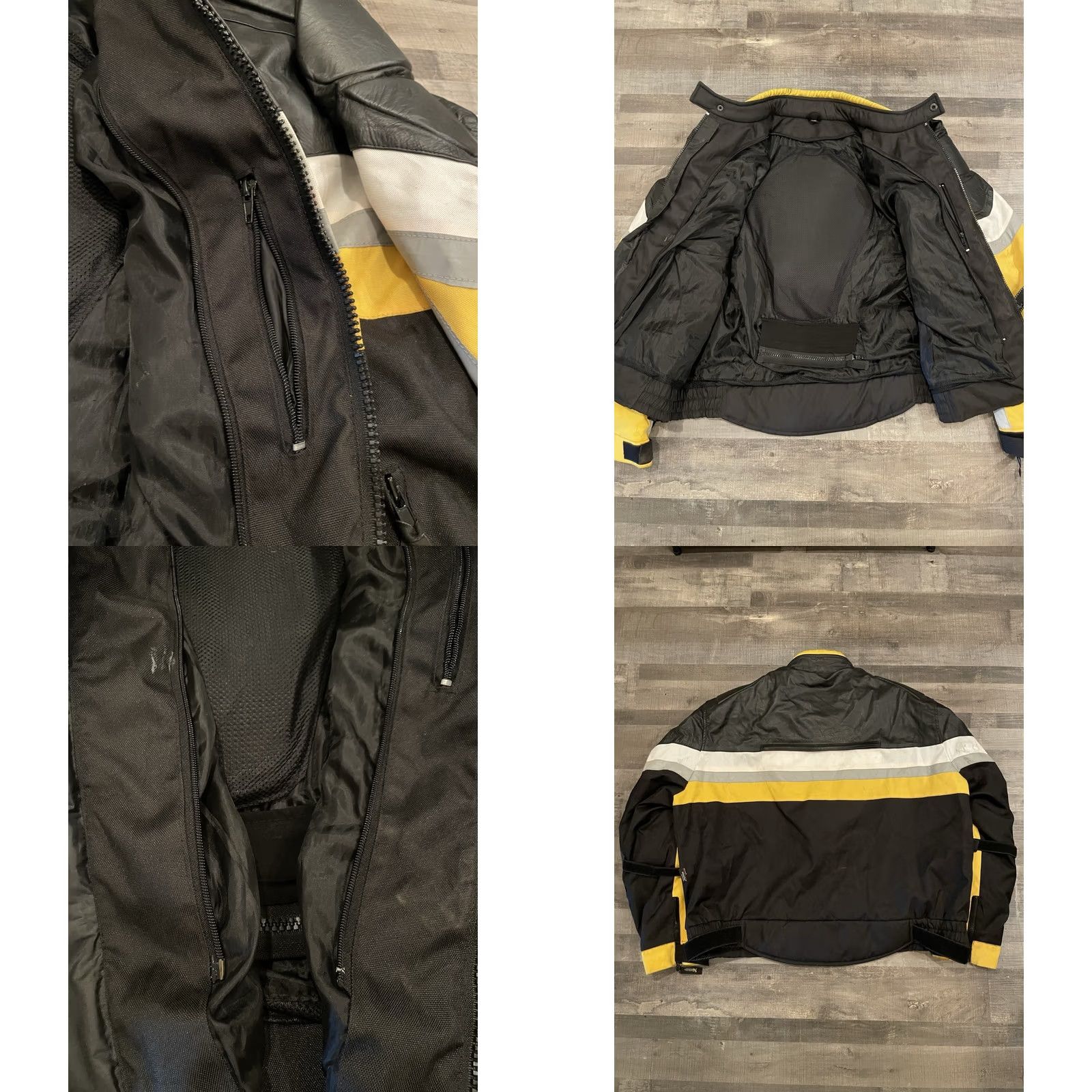 Element VINTAGE Xelement Motorcycle Jacket Nylon Black Yellow Padded Racing Men's 5XL Jacket Mens 5XL Black Nylon Racing Motorcycle Theme 1990s? Size US XXL / EU 58 / 5 - 8 Thumbnail