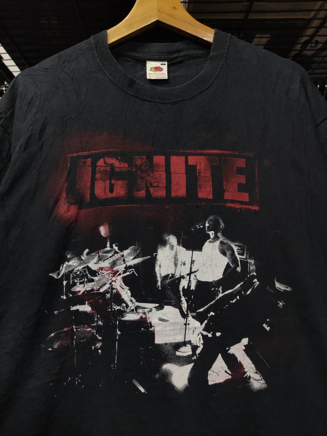 Vintage Vtg 00's Ignite Band " Our Darkest Days " Album Promo Size US L / EU 52-54 / 3 - 1 Thumbnail