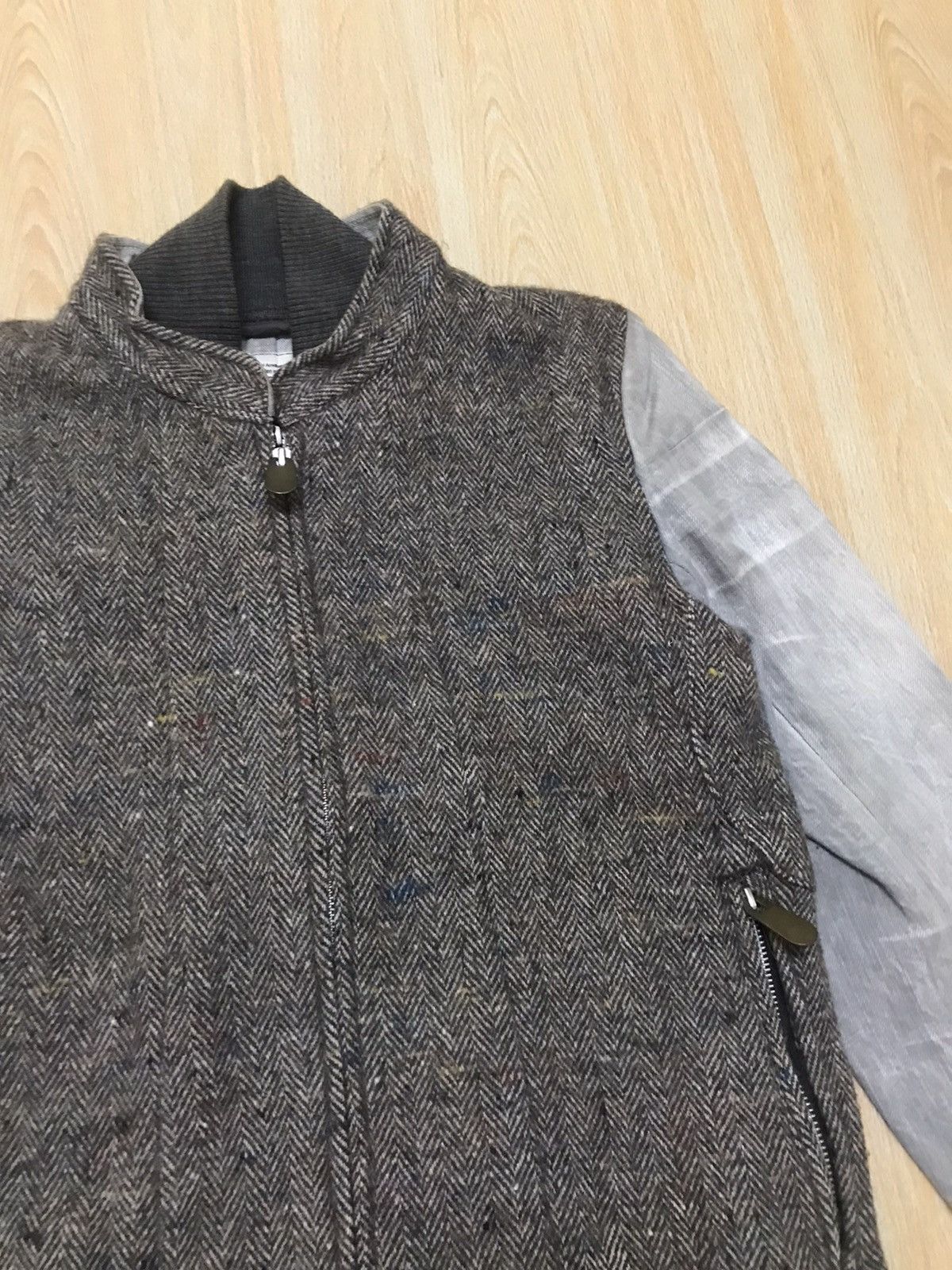 Indigo × Japanese Brand × Vintage Vintage Japan Indigo Balance Wool Denim Jacket Size US S / EU 44-46 / 1 - 2 Thumbnail