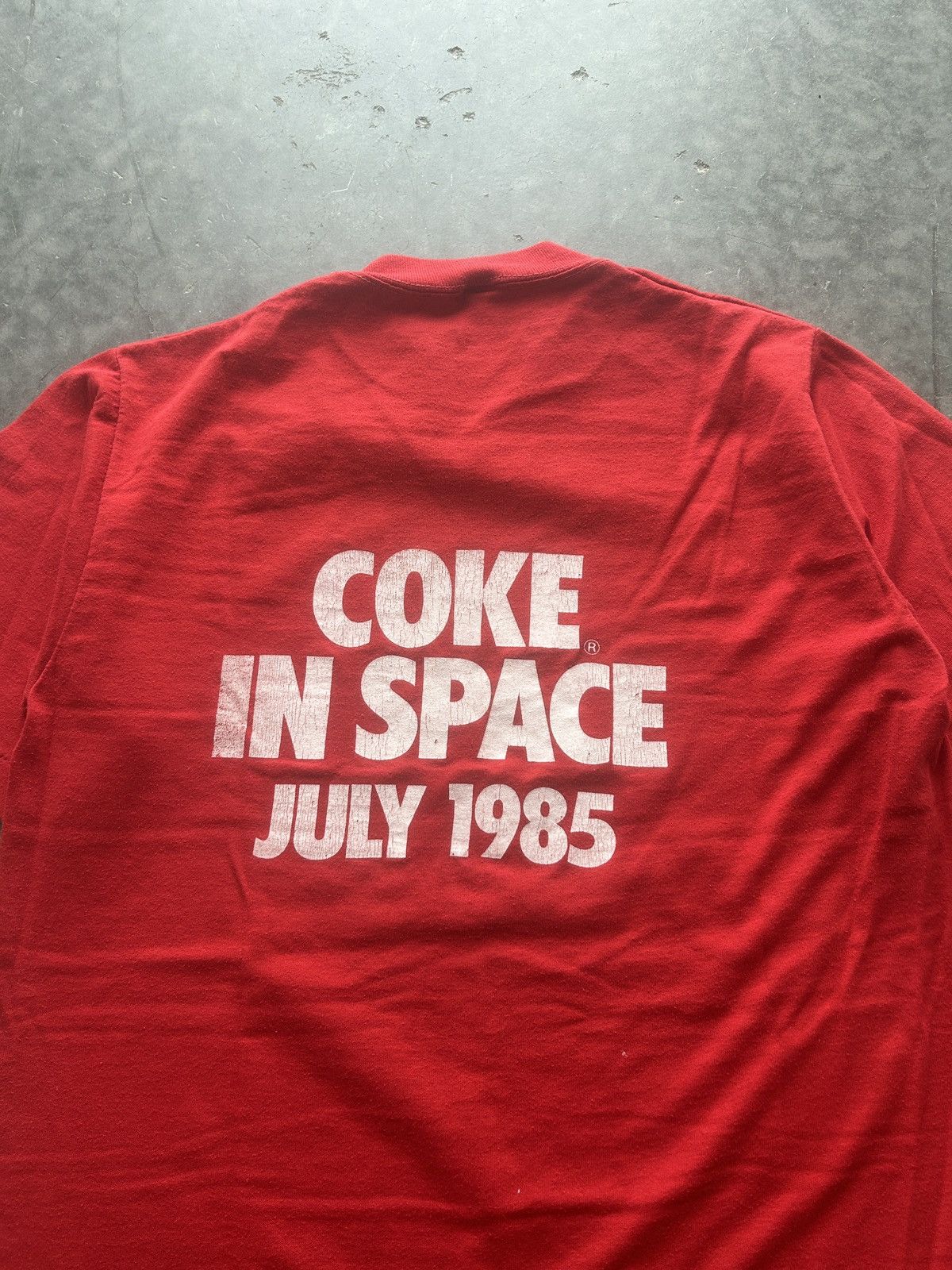 Russell Athletic × Vintage Vintage 80s Coca Cola Coke In Space Tee Size US M / EU 48-50 / 2 - 1 Thumbnail