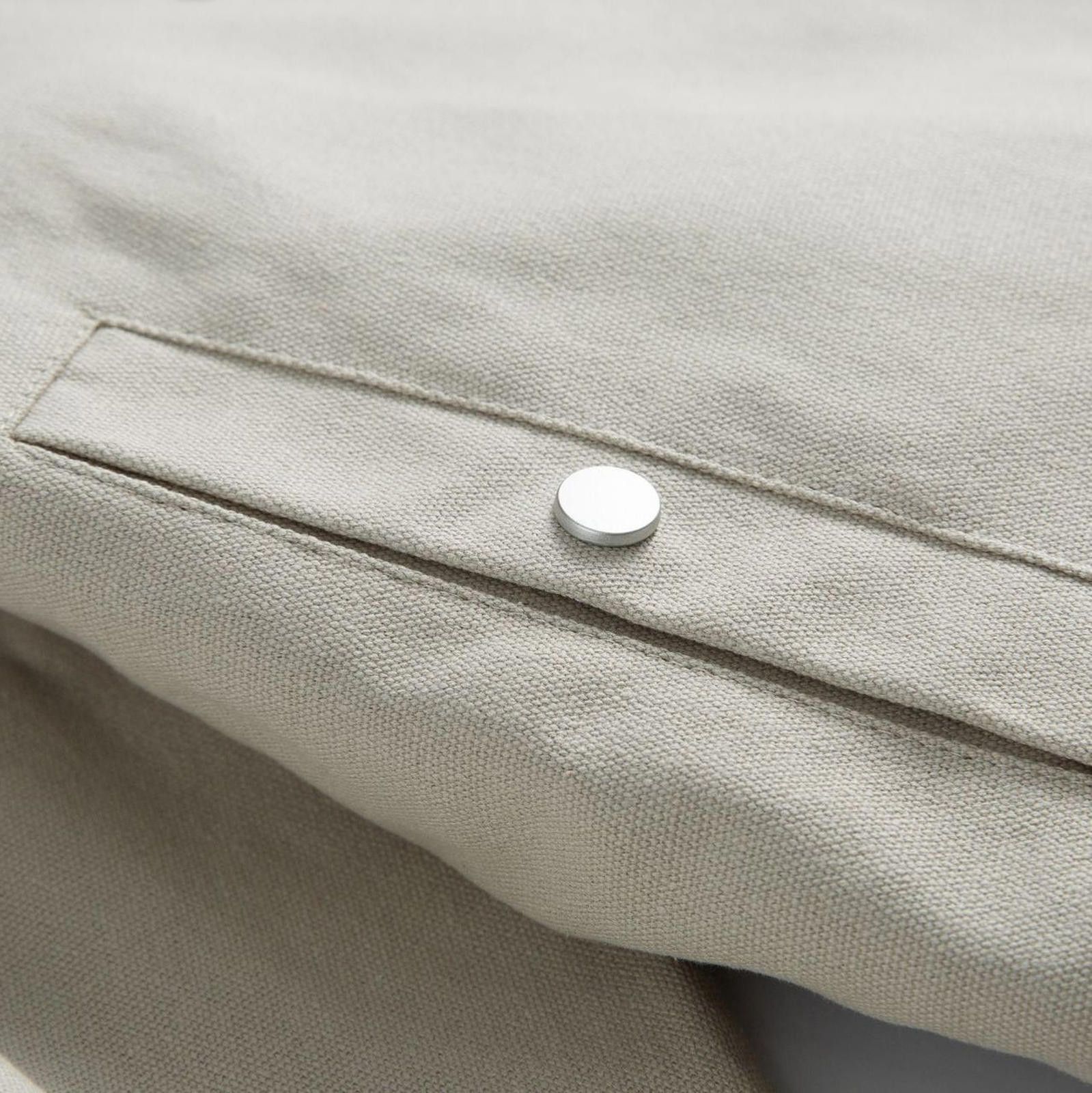 Vintage Beige Casual Clasp-Closure Jacket, Relaxed Fit Size US M / EU 48-50 / 2 - 3 Thumbnail