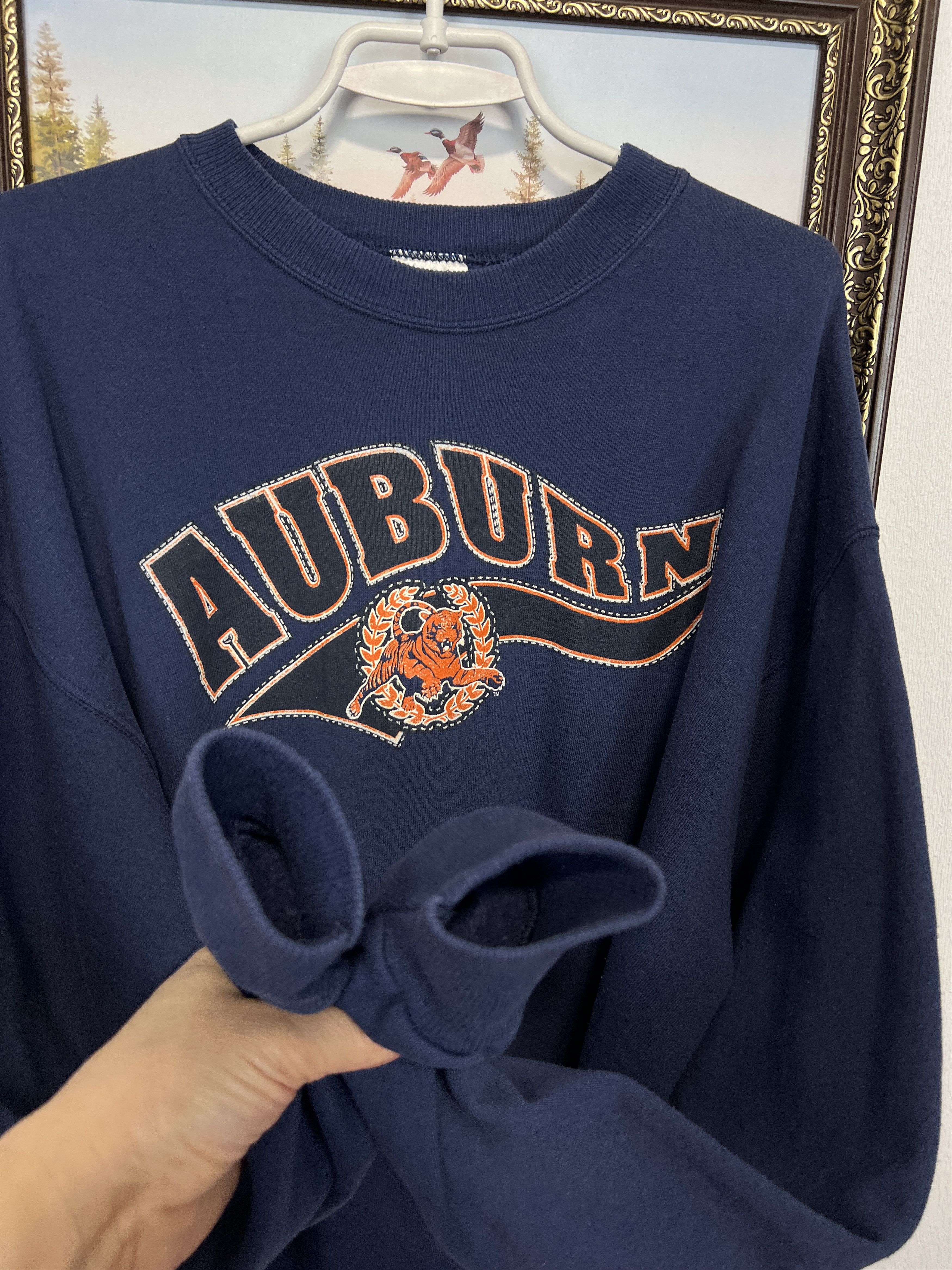 Vintage Vintage 90's Auburn Tigers Sweatshirt College NCAA Crewneck Size US XL / EU 56 / 4 - 5 Thumbnail