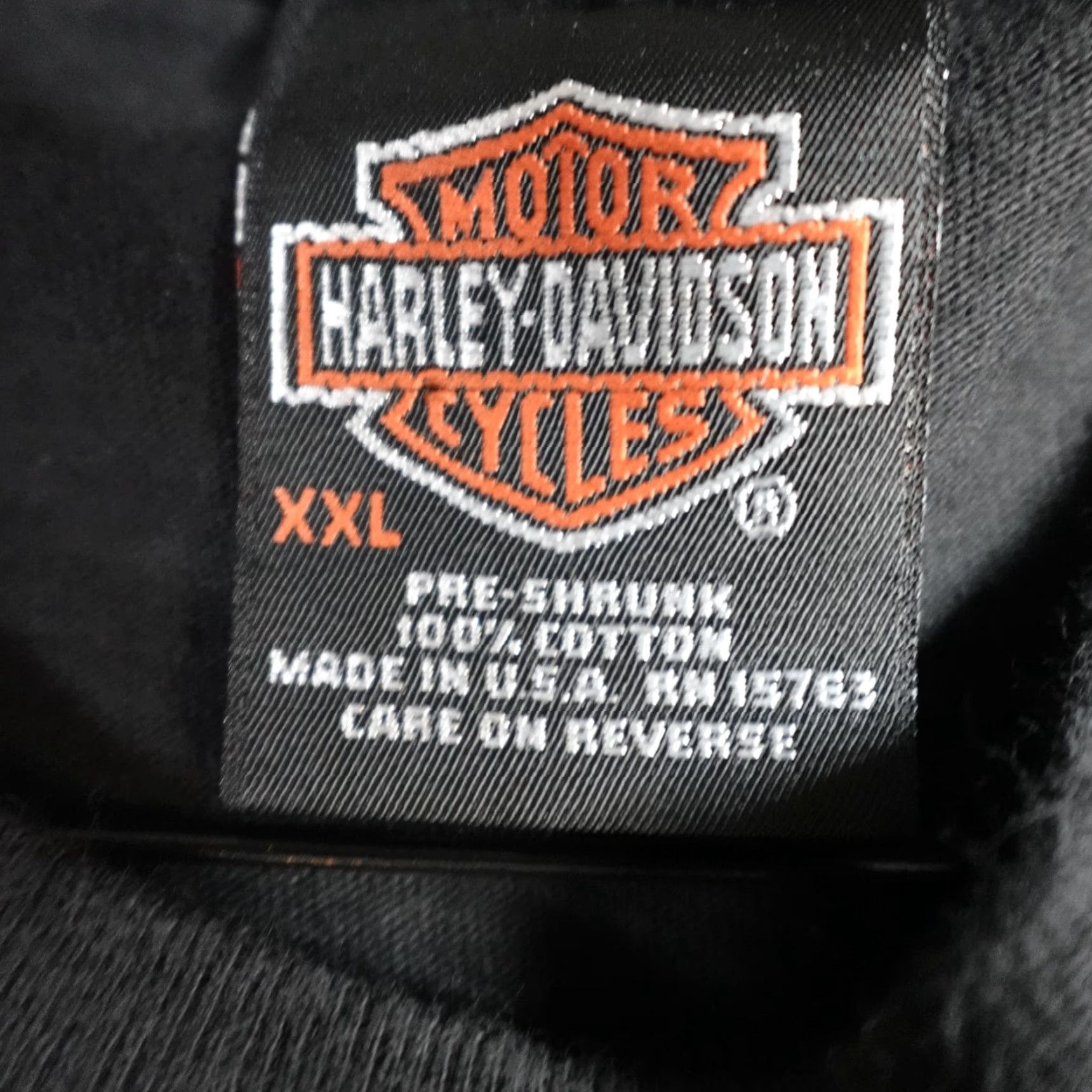 Harley Davidson VINTAGE Harley-Davidson Shirt 2XL Black Tampa Florida 1998 Men's T-Shirt Short Sleeve Crew Neck Cotton Harley-Davidson Ladies? Size US XXL / EU 58 / 5 - 4 Thumbnail
