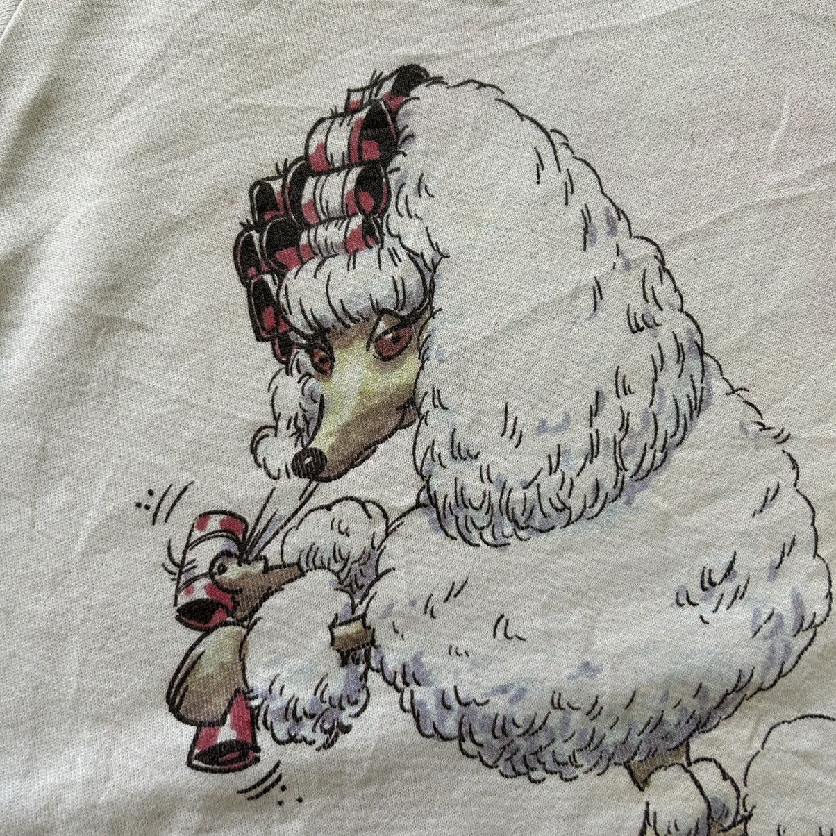 Vintage Vintage Poodle Illustration by Rosalinde Sweatshirt Size US M / EU 48-50 / 2 - 7 Thumbnail