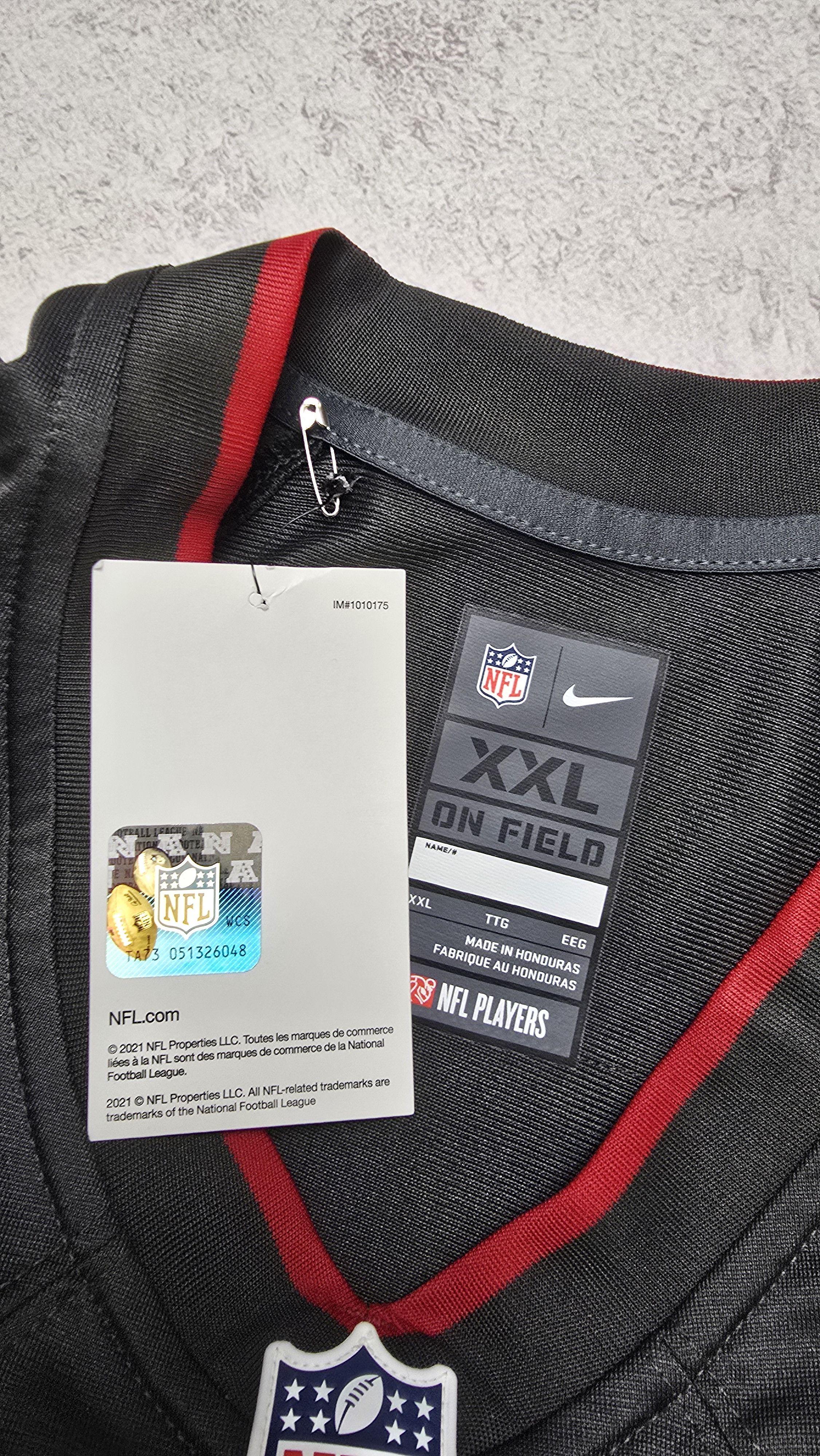 Nike Tampa Bay Buccaneers Mike Evans #13 Pewter Game NFL Jersey Size US XXL / EU 58 / 5 - 18 Thumbnail