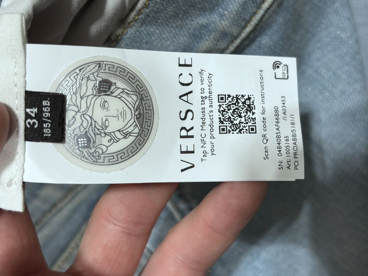Versace Versace Blue Royal Rebellion Jeans Size US 34 / EU 50 - 6 Thumbnail