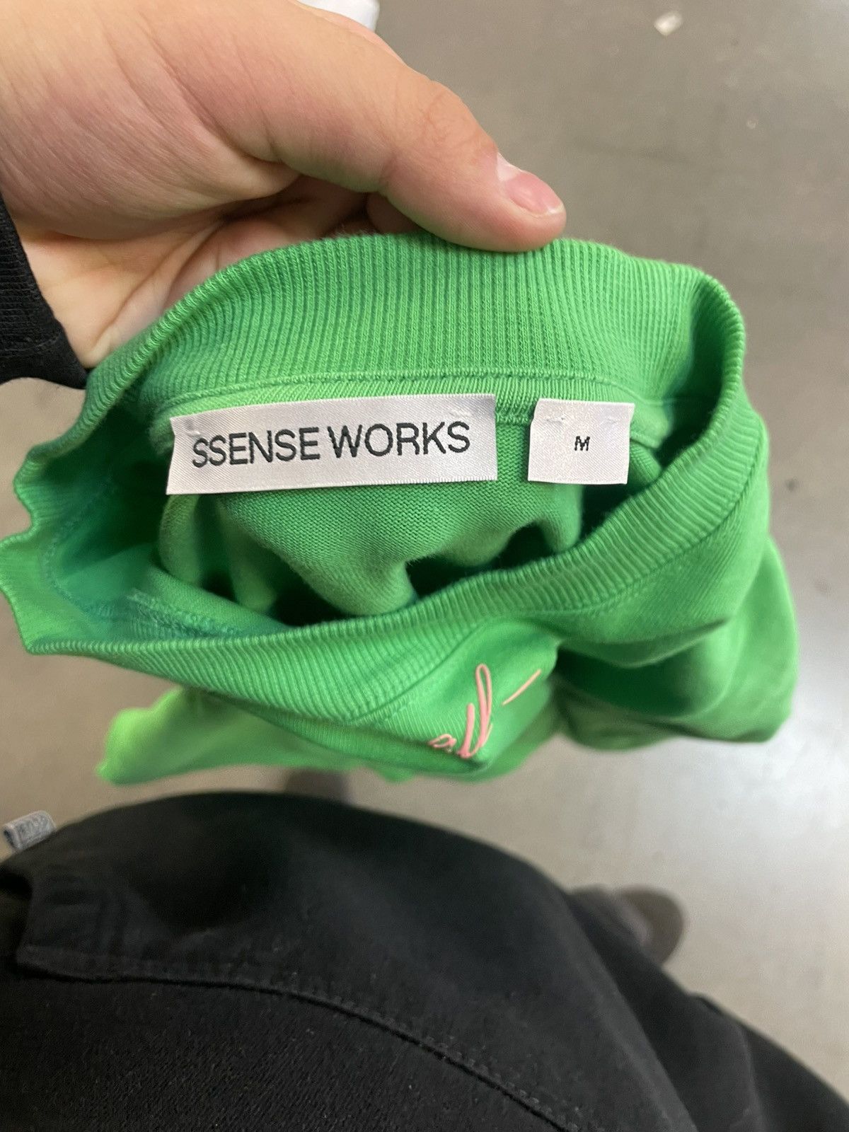 SSENSE SSENSE EXCLUSIVE GREEN ALIEN AND MONSTERS CURSIVE Size US M / EU 48-50 / 2 - 3 Thumbnail