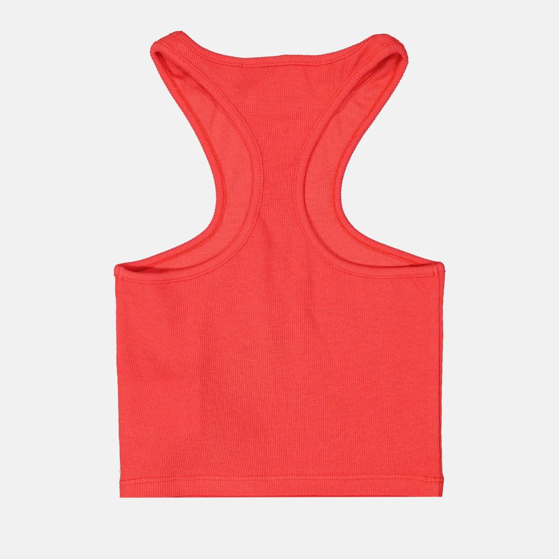 Off-White o1mle0425 Off Stamp Ribbed Rowing Crop Tank Top in Red Size XS / US 0-2 / IT 36-38 - 2 Thumbnail